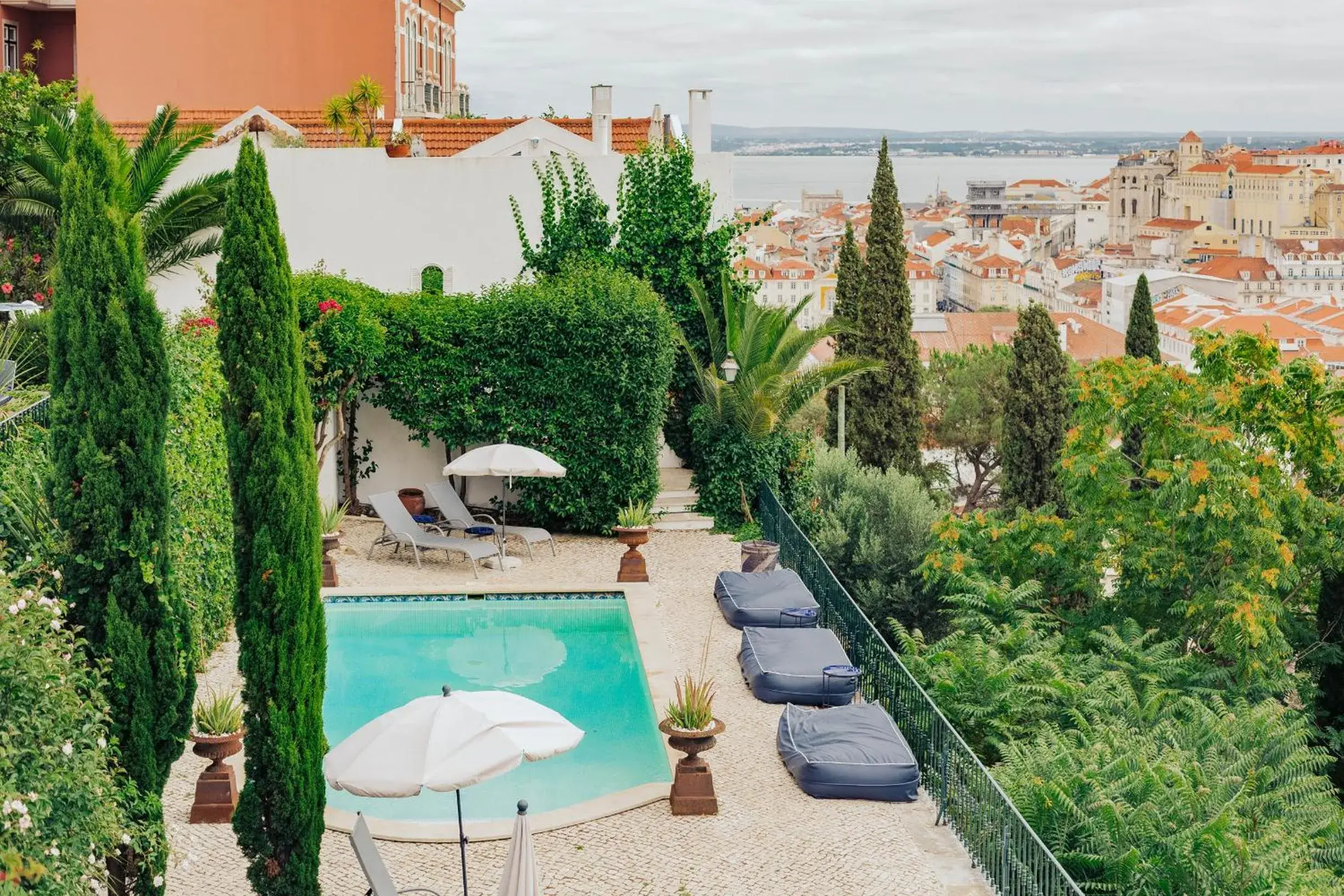 View (from property/room), Pool View in Torel Palace Lisbon