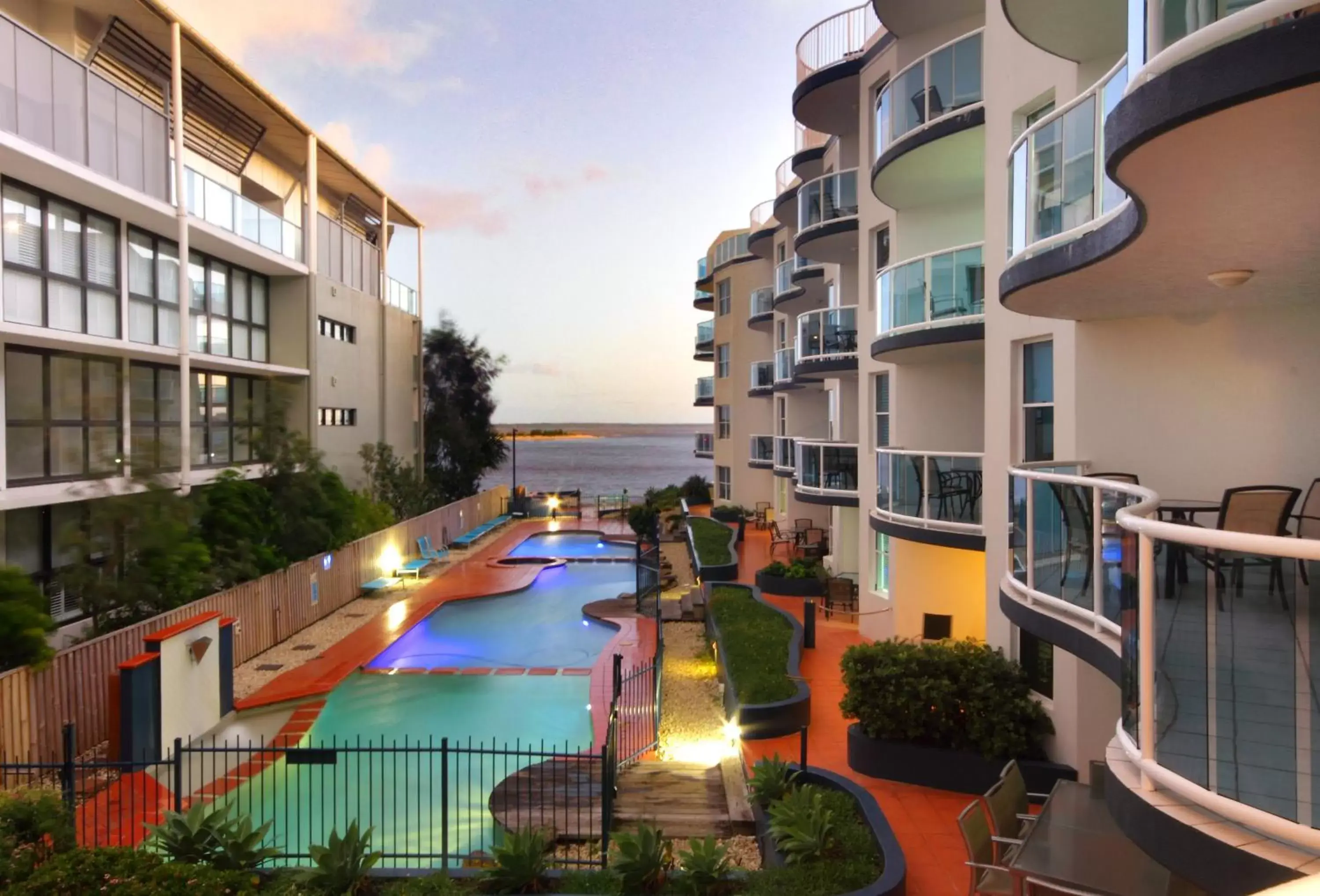 Pool View in Watermark Resort Caloundra