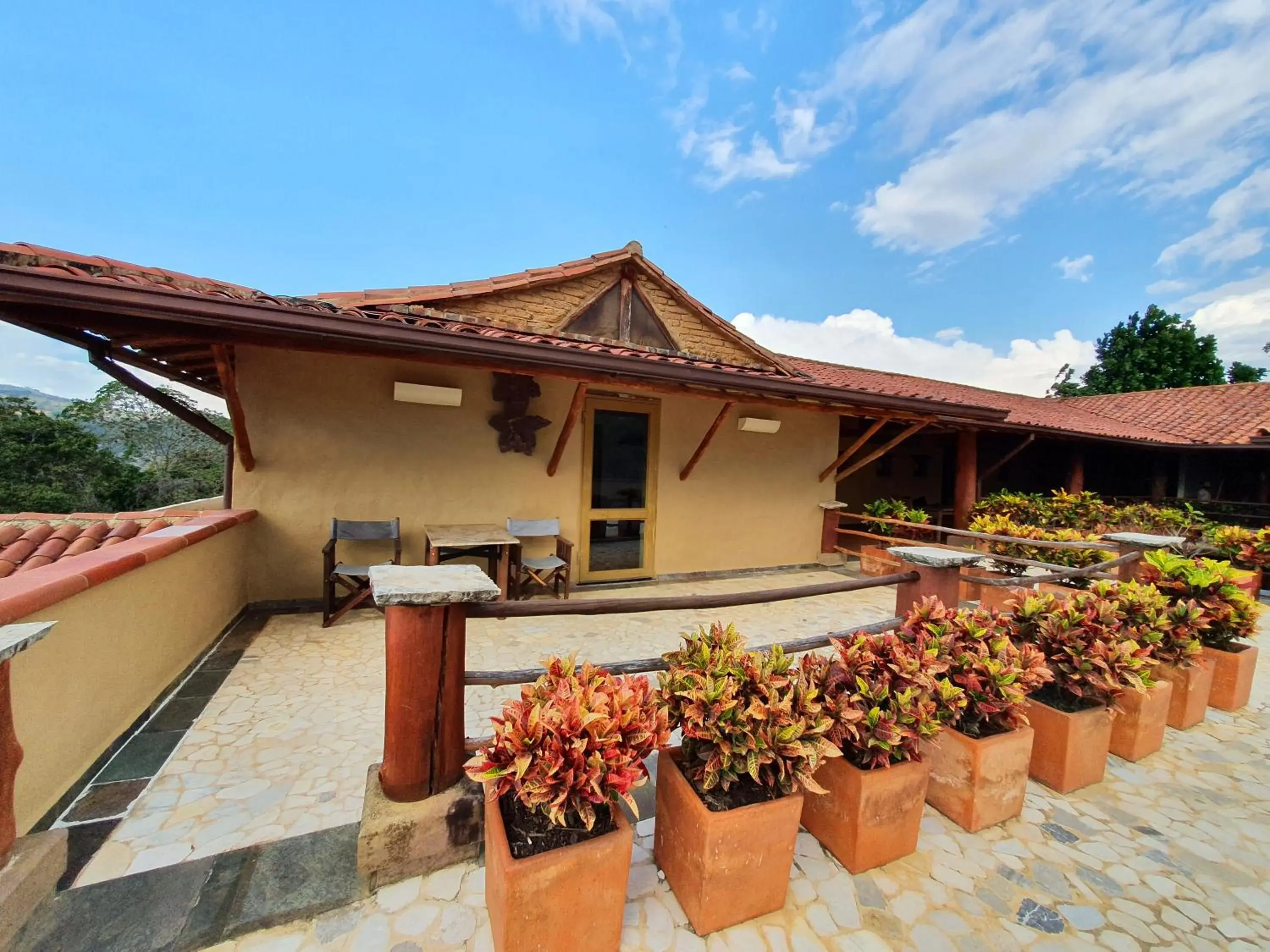 Balcony/Terrace, Property Building in Hotel Terra Barichara