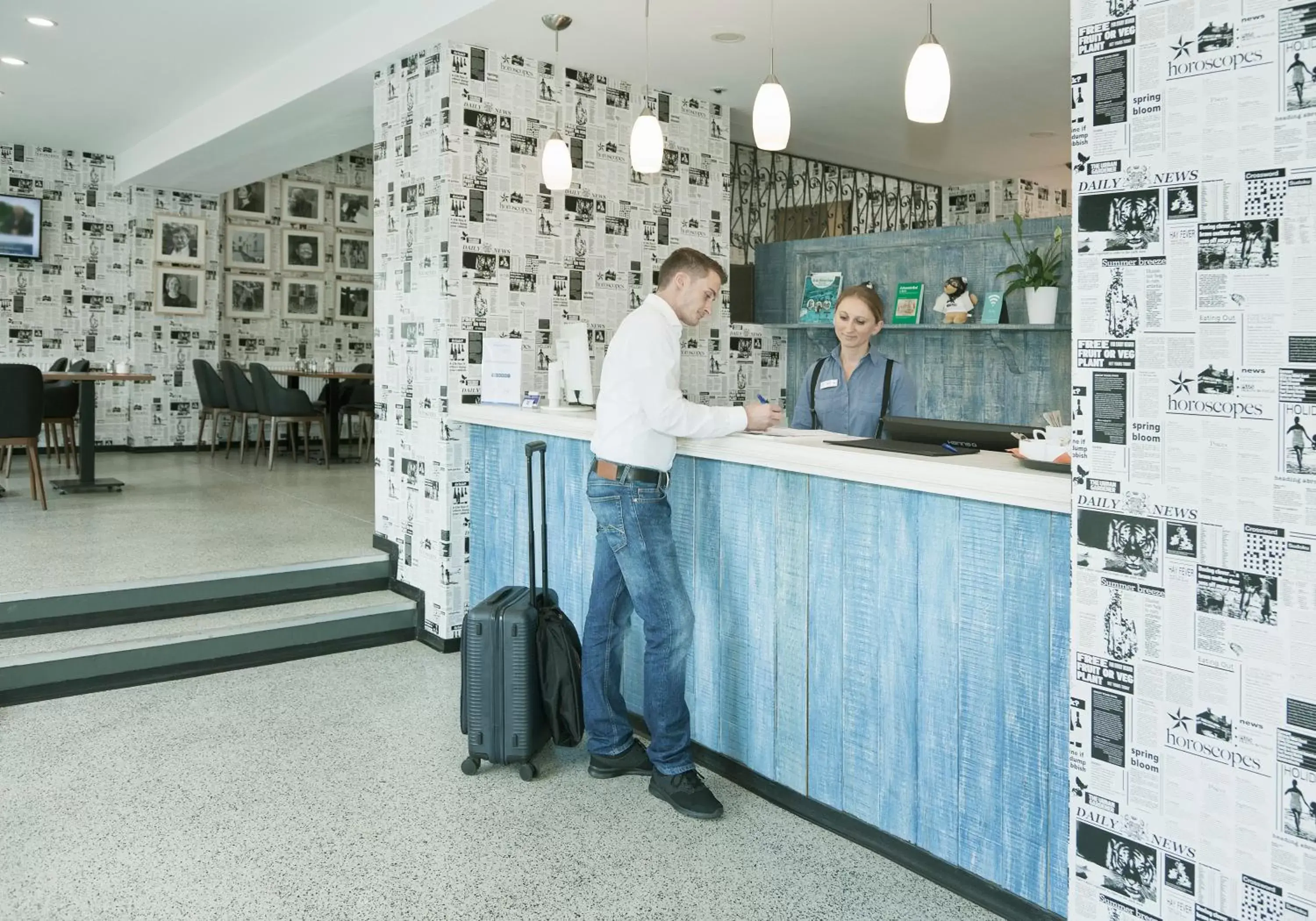 Lobby or reception, Lobby/Reception in IBB Hotel Berlin-Airport