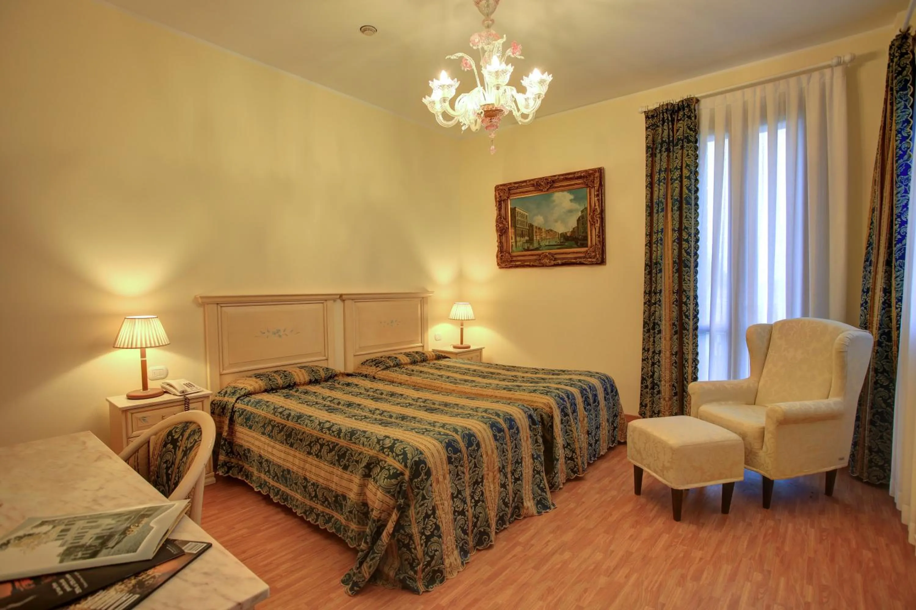 Bed in Hotel Villa Braida