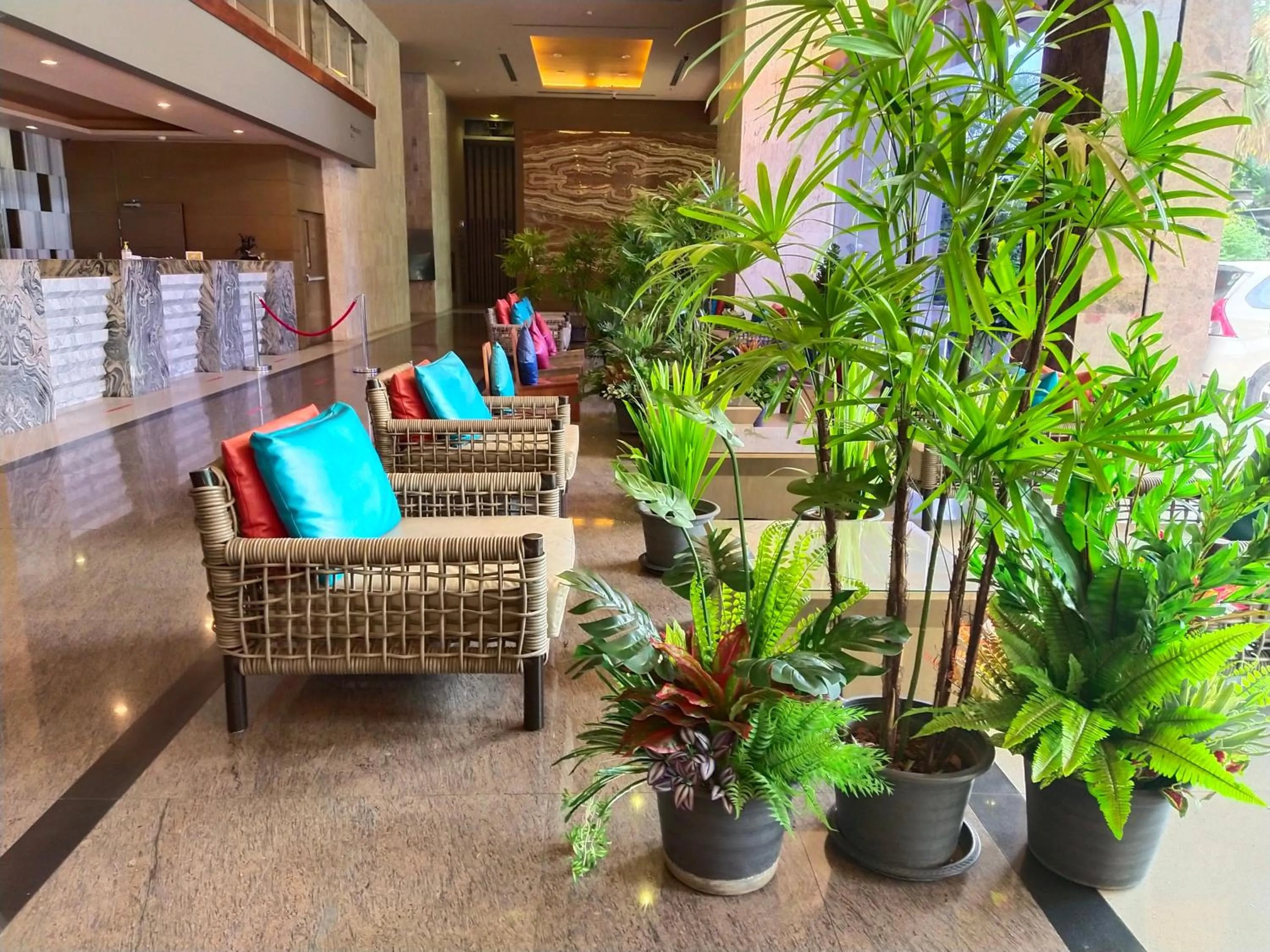 Lobby or reception in Grand Howard Hotel Bangkok