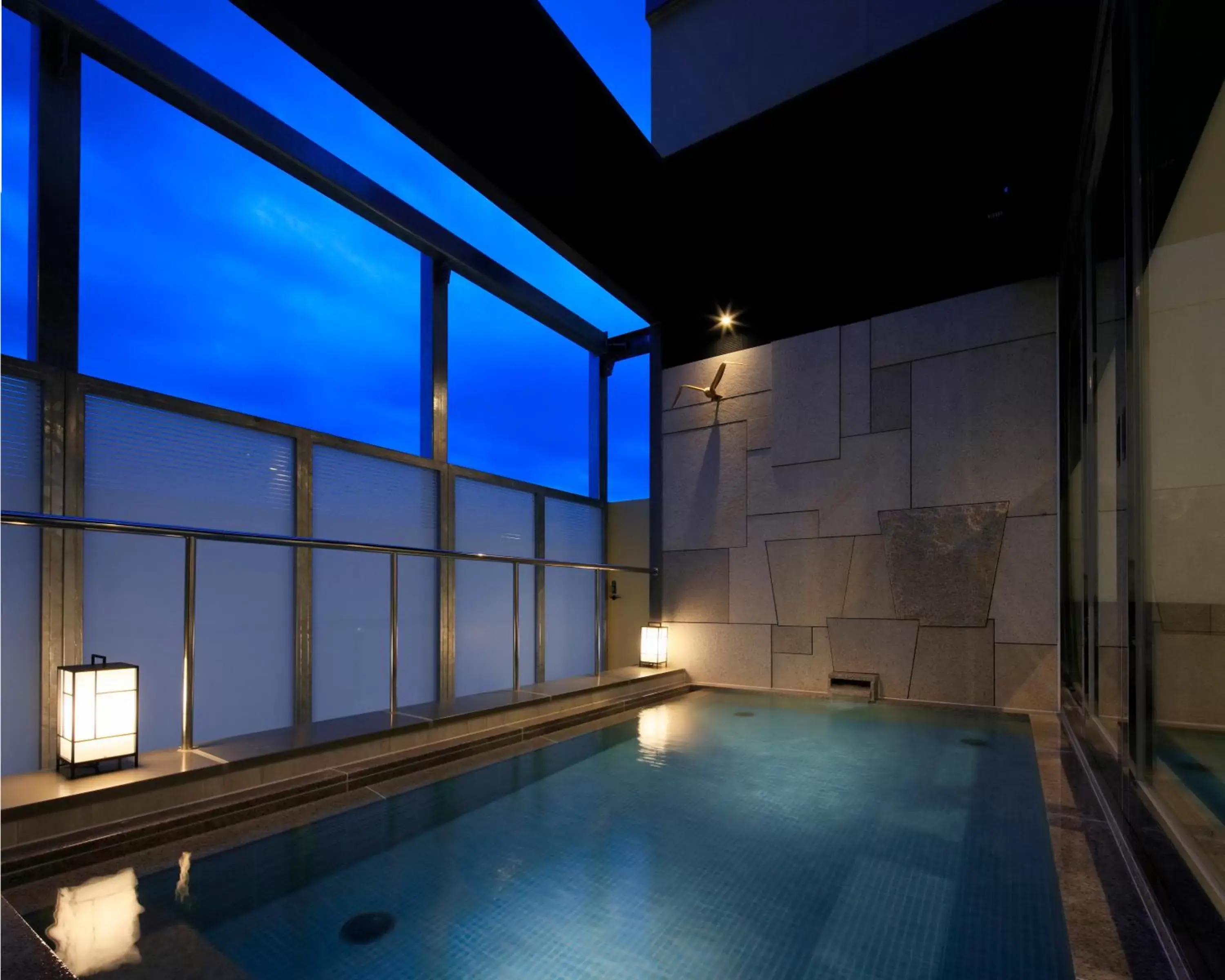 Open Air Bath, Swimming Pool in Candeo Hotels Kobe Tor Road