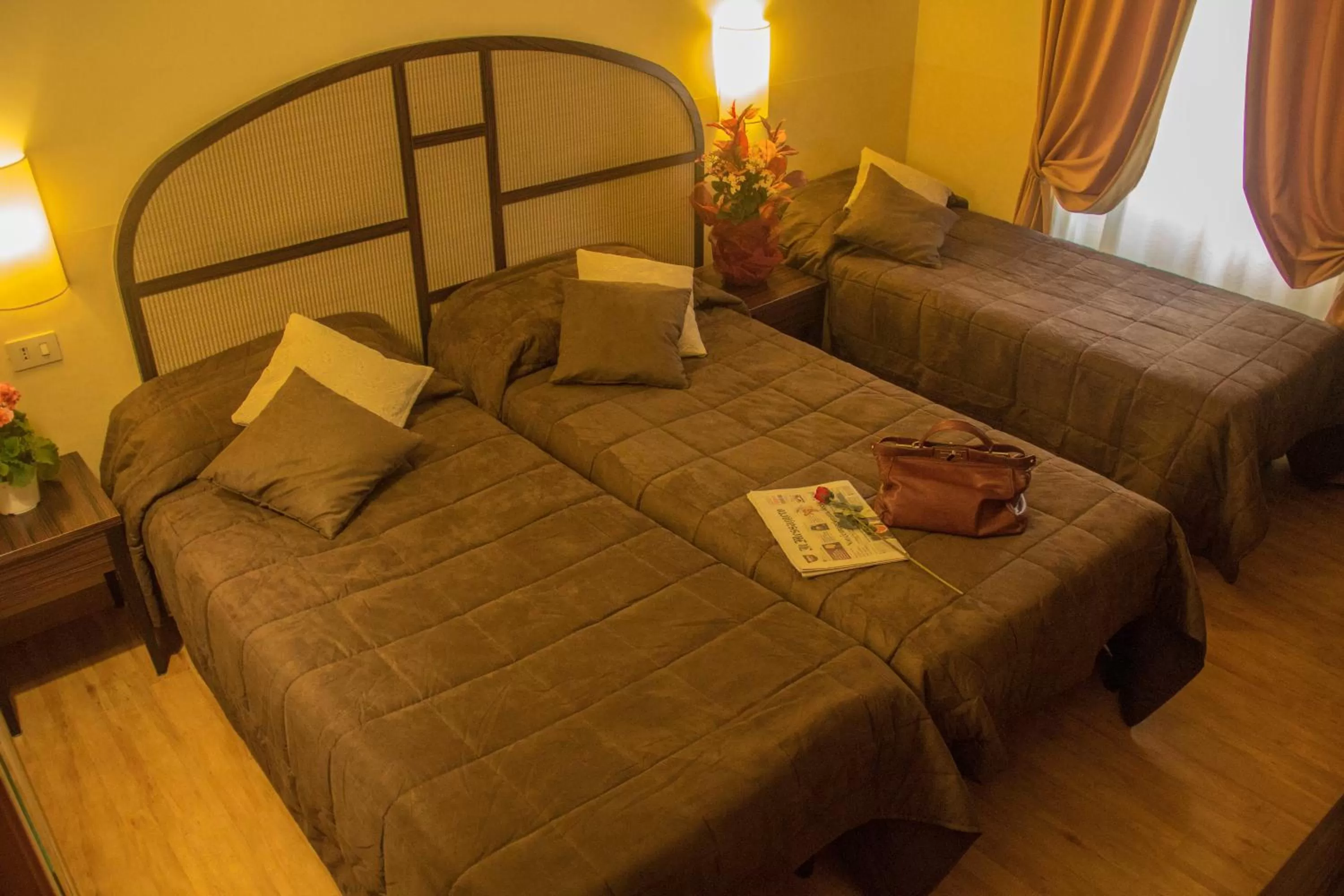 Bed in Hotel Novecento