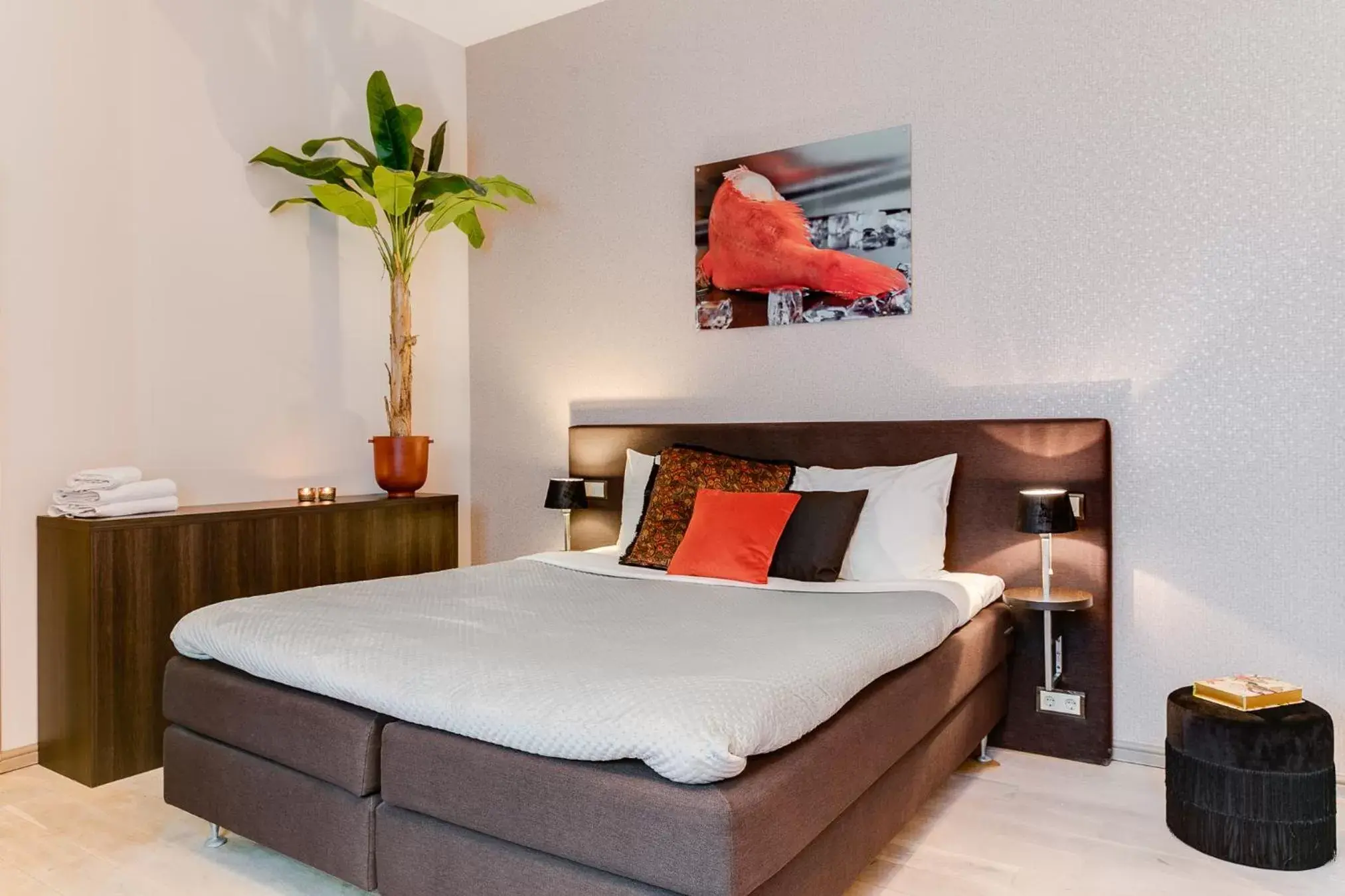 Bedroom, Bed in Brasss Hotel Suites