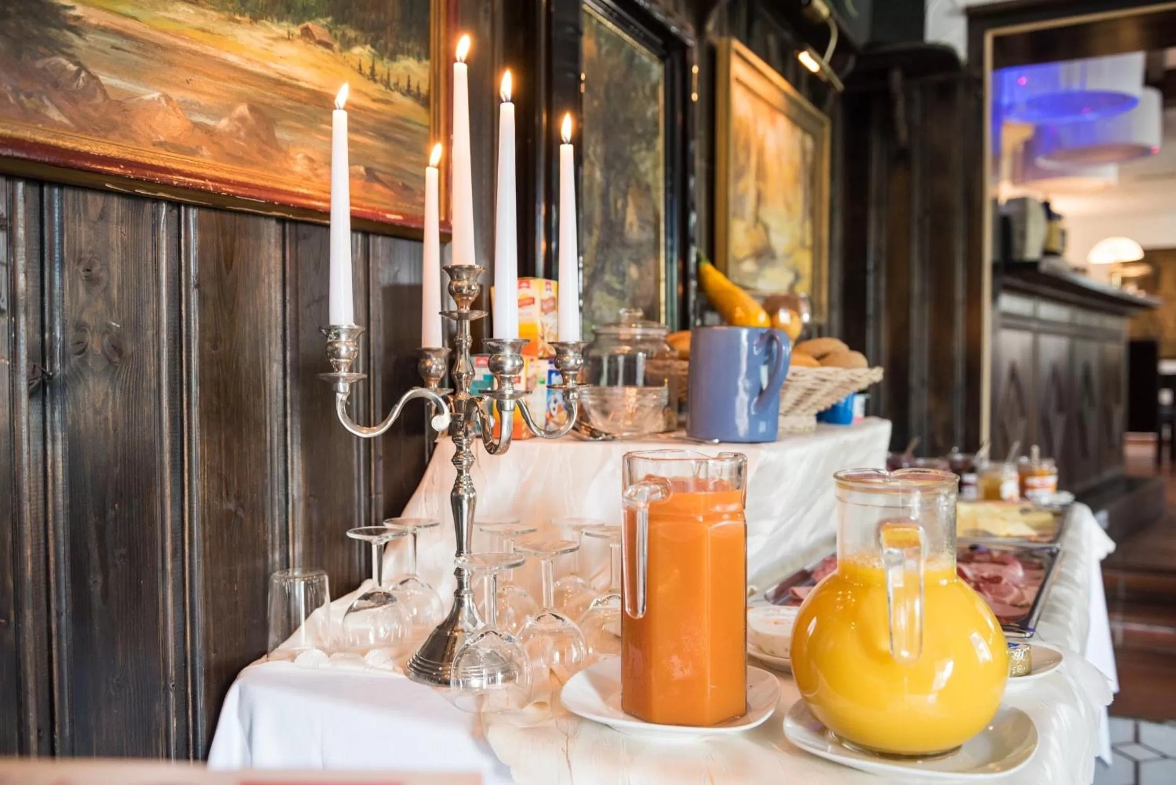 Dining area in Hotel Weiße Mühle
