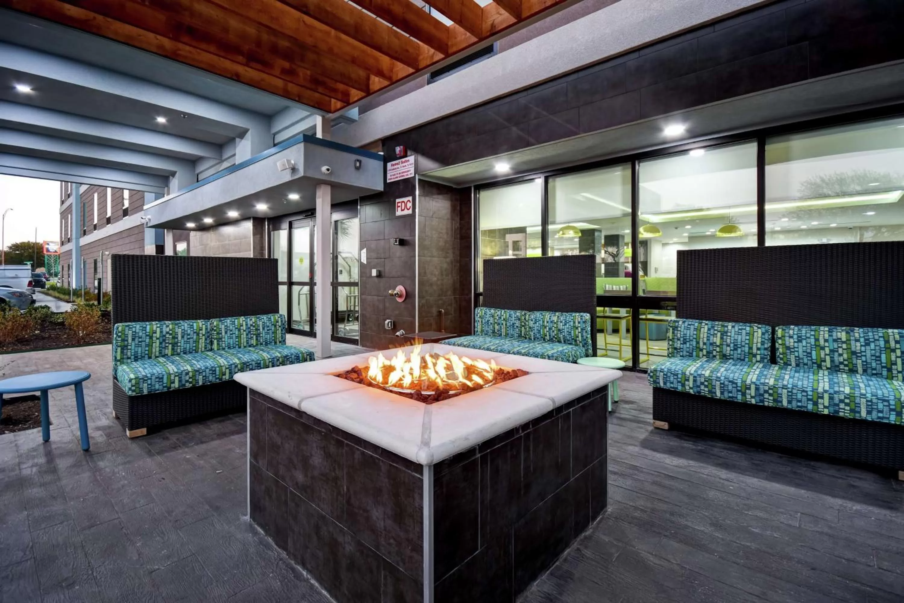 Patio in Home2 Suites By Hilton Fort Worth Fossil Creek