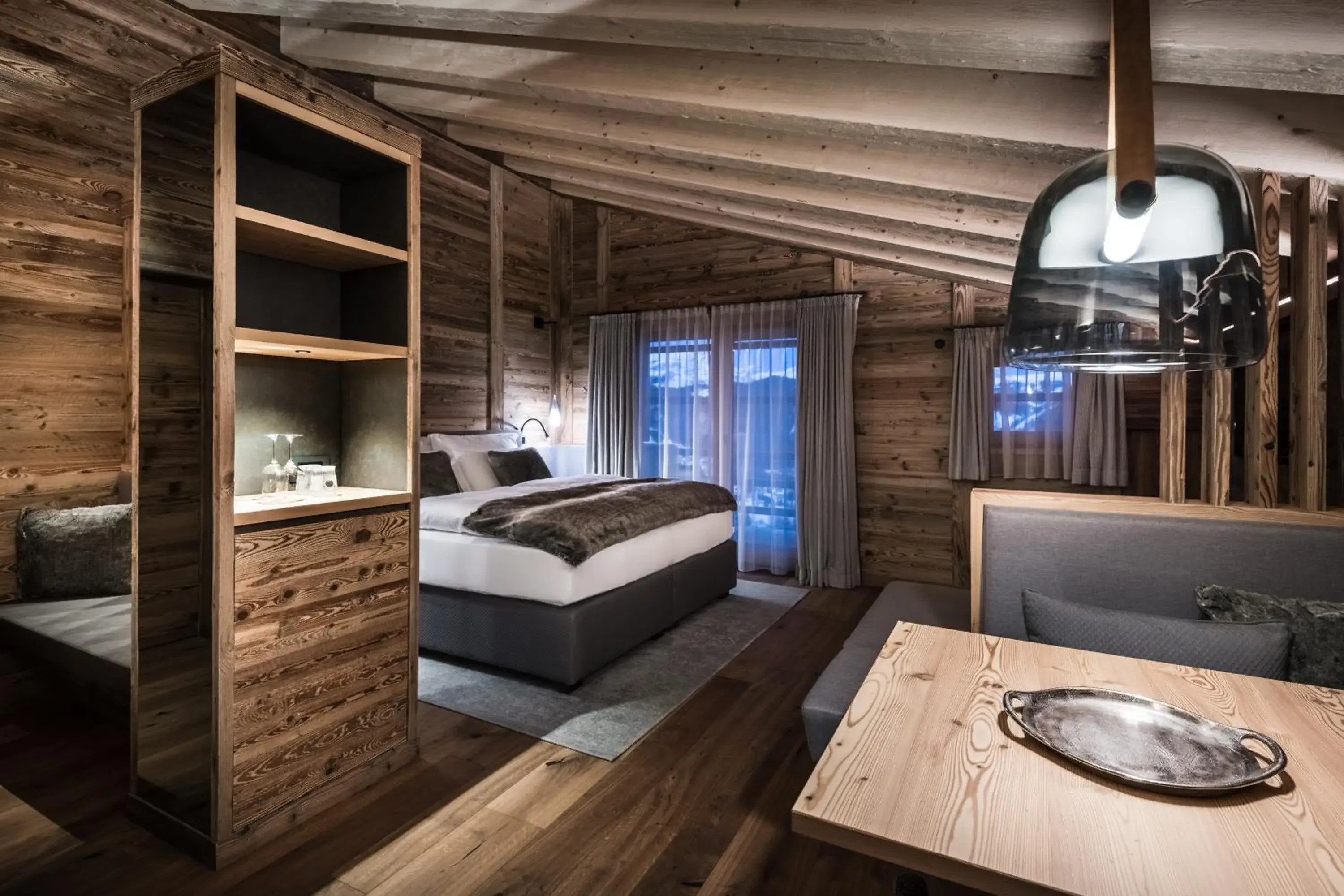 Bed in Kolfuschgerhof Mountain Resort