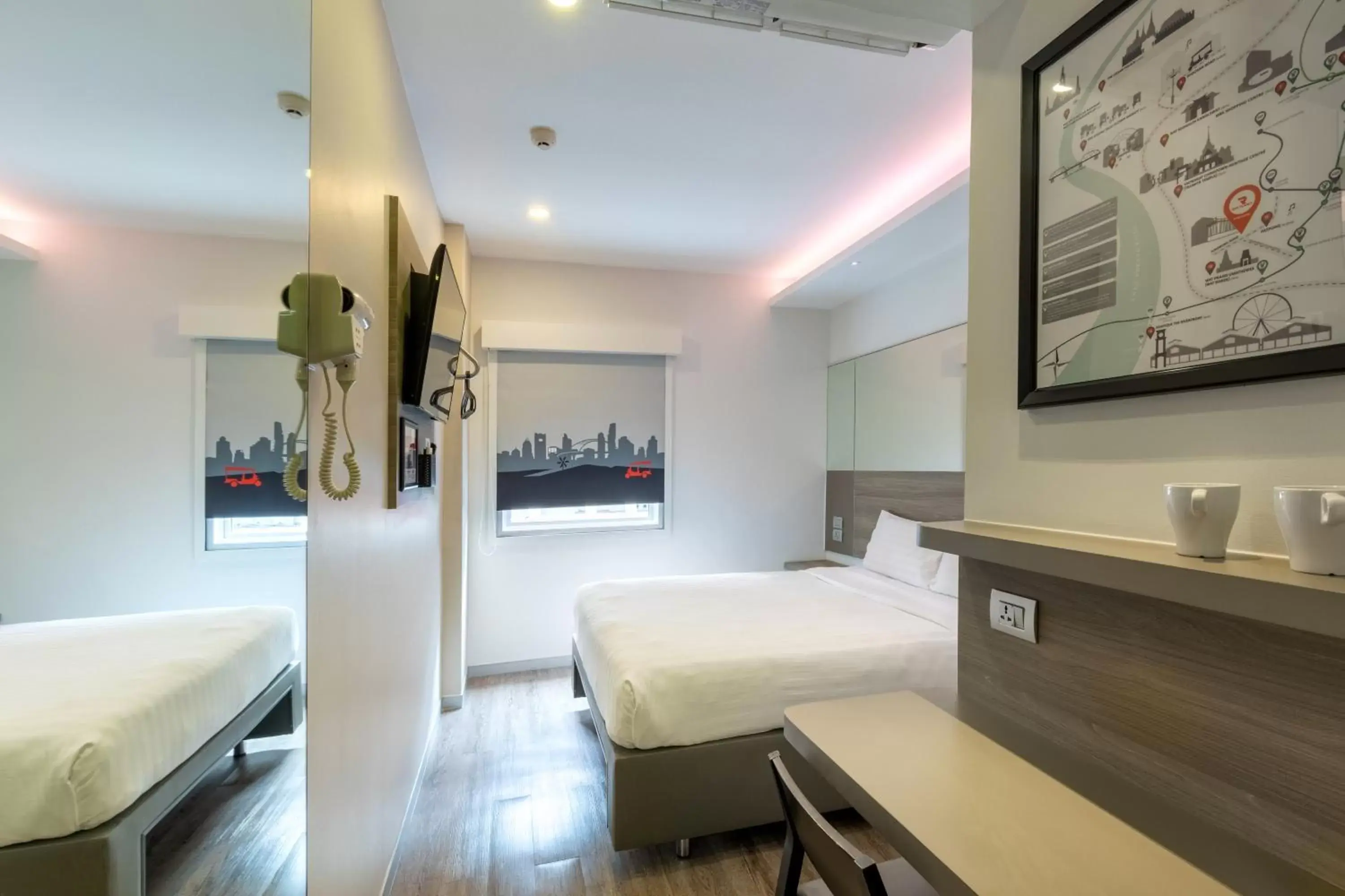 Bedroom, Bed in Red Planet Bangkok Surawong Bedroom, Bed in Red Planet Bangkok Surawong