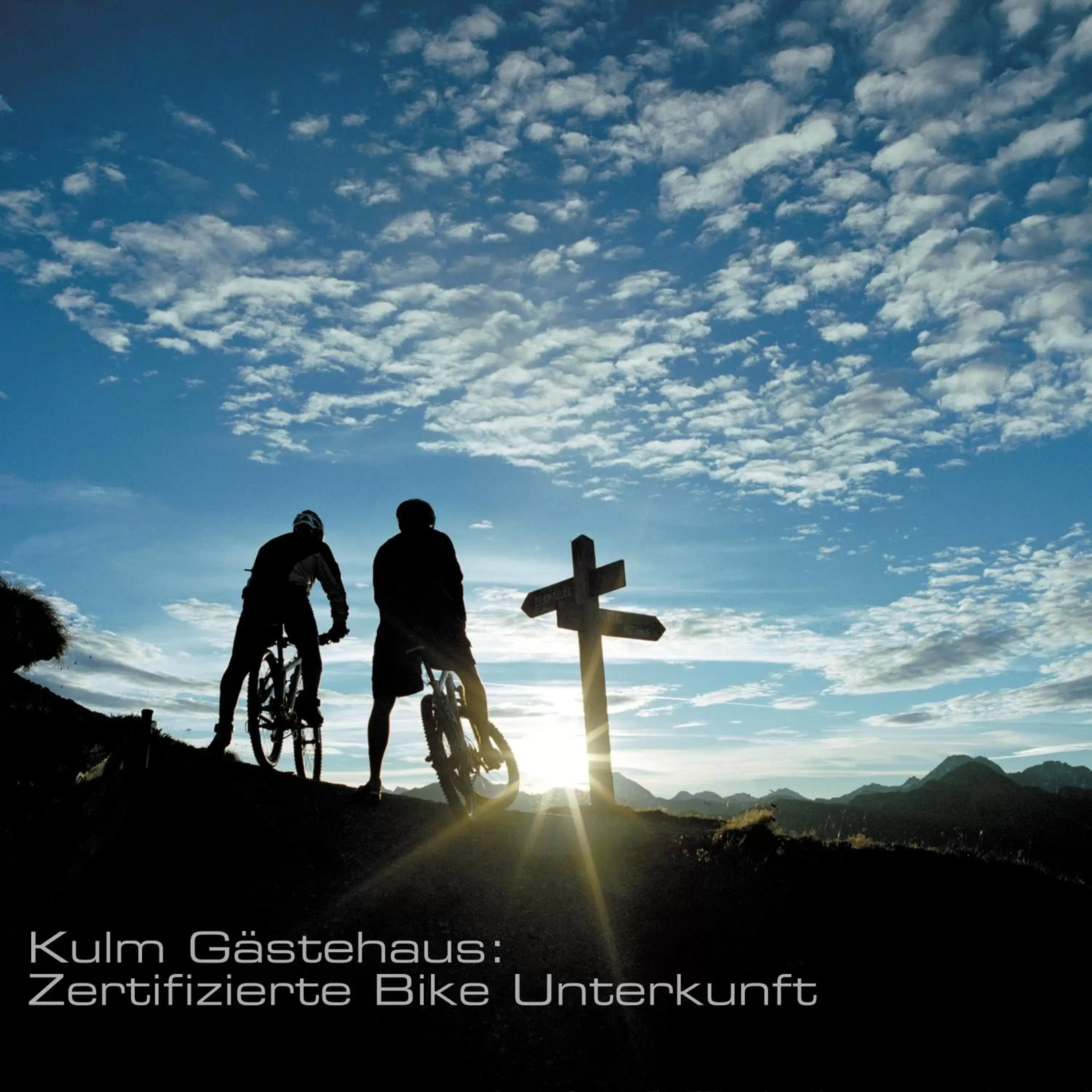 Cycling, Sunrise/Sunset in Kessler's Kulm Gästehaus