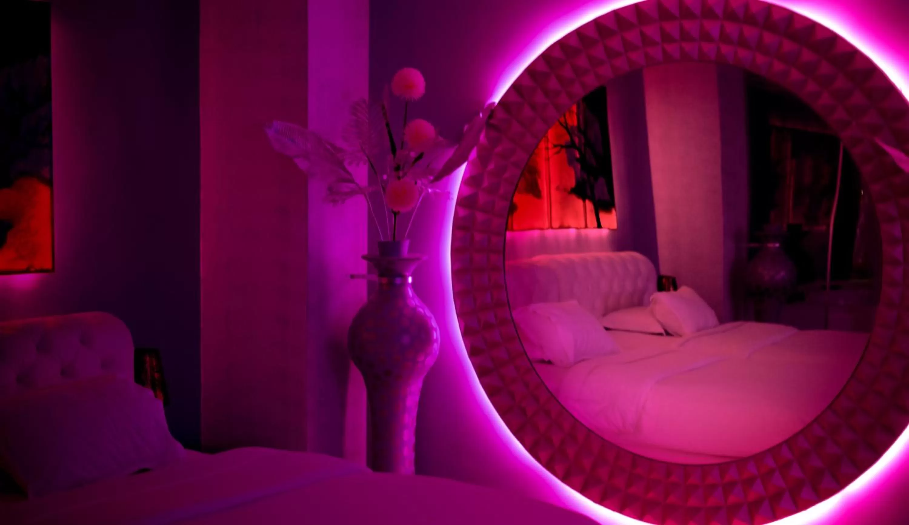 Bed in Hotel Rosa Blu