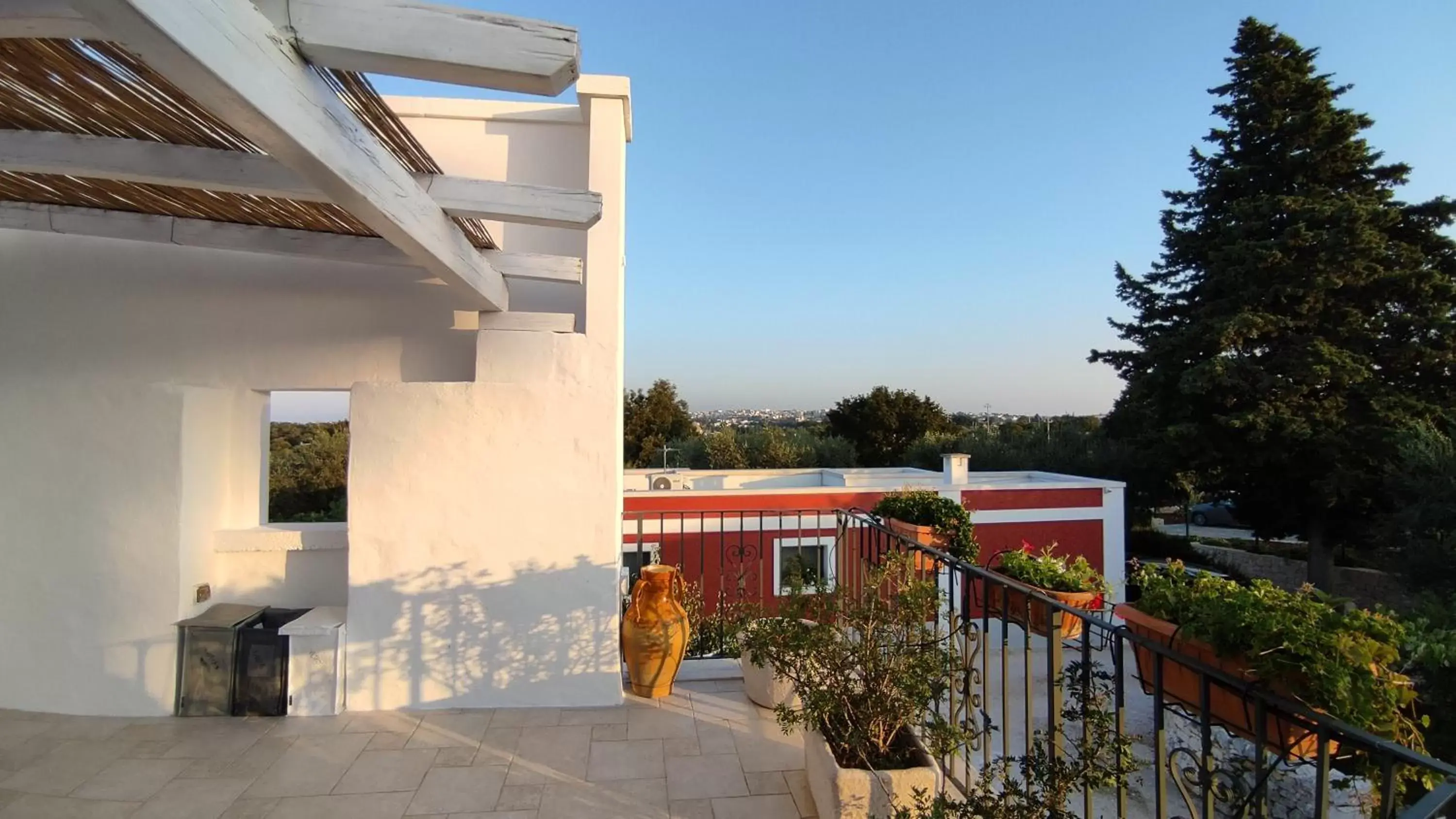 Balcony/Terrace in Masseria Trulli sull'Aia