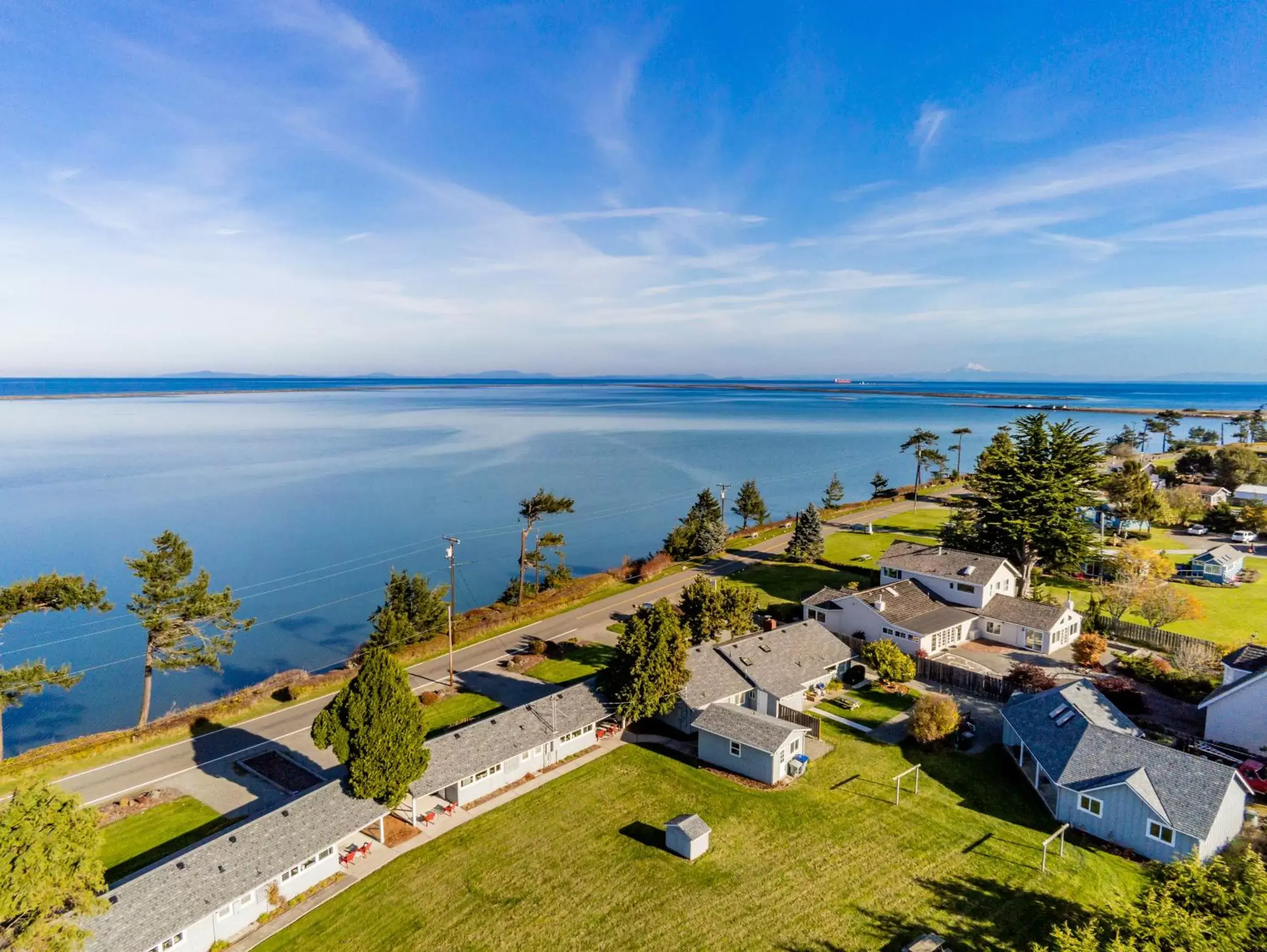 Bird's-eye View in Dungeness Bay Cottages