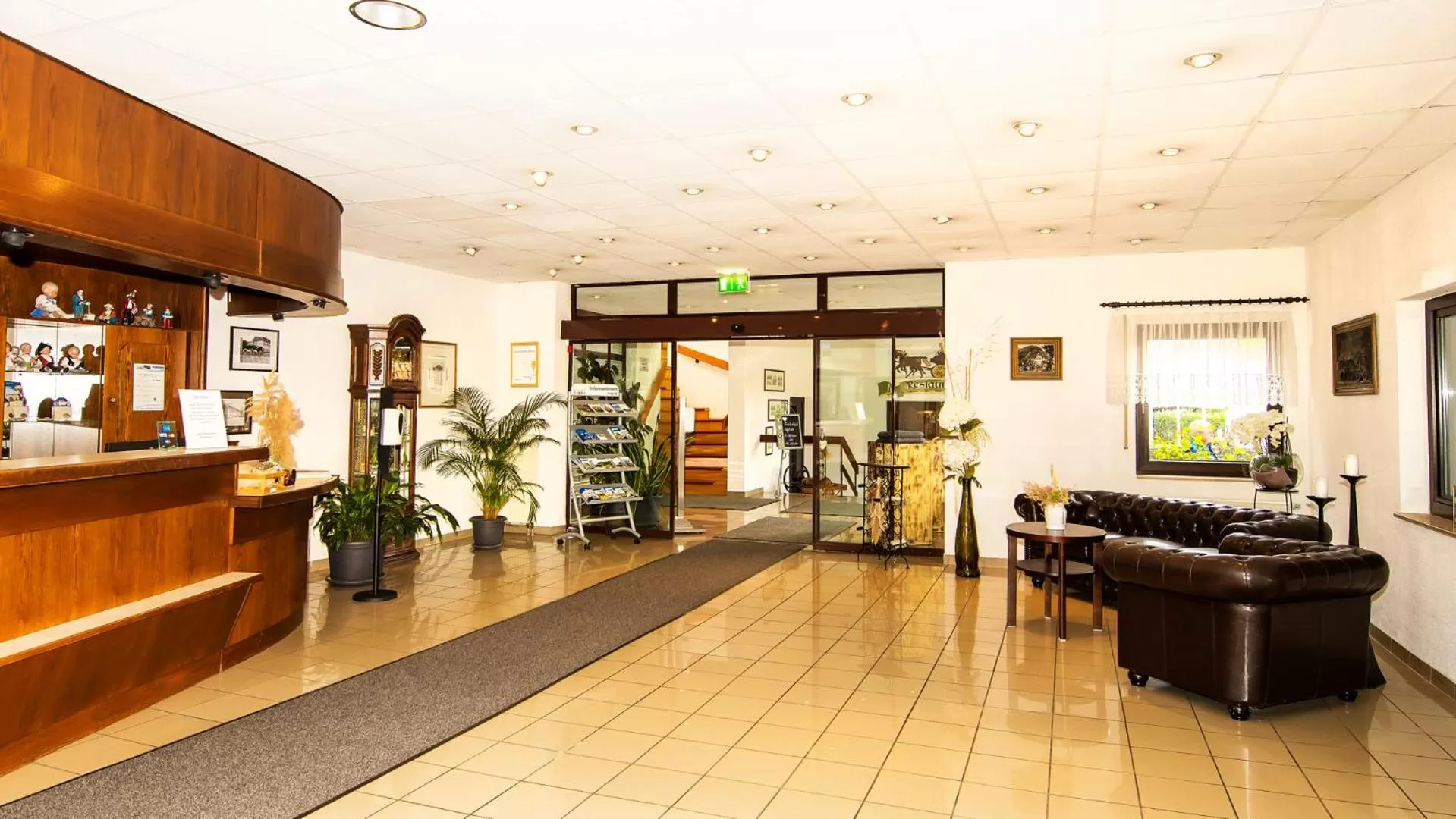 Lobby or reception in Hotel Zur Post