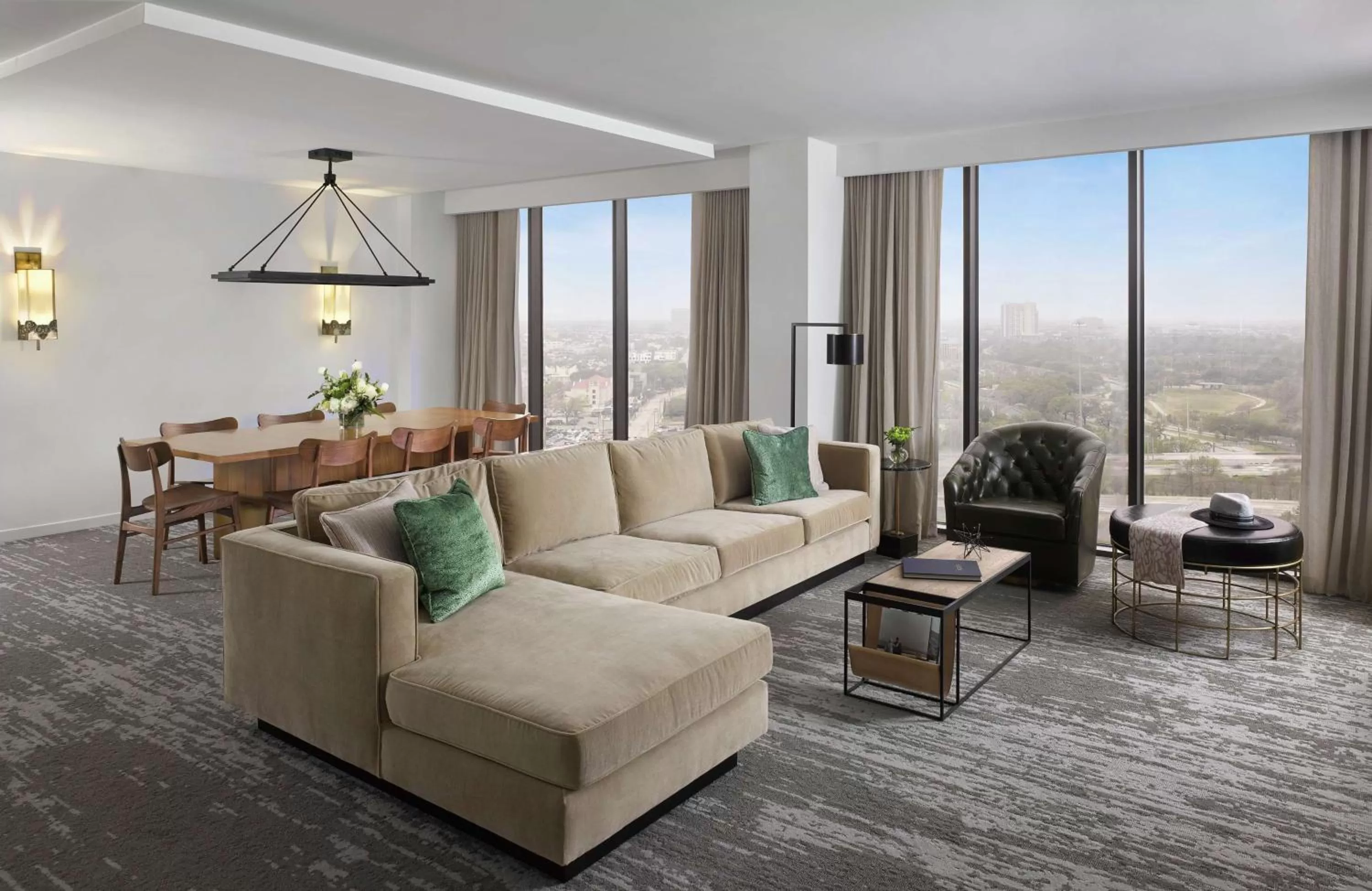 Living room in C. Baldwin, Curio Collection by Hilton