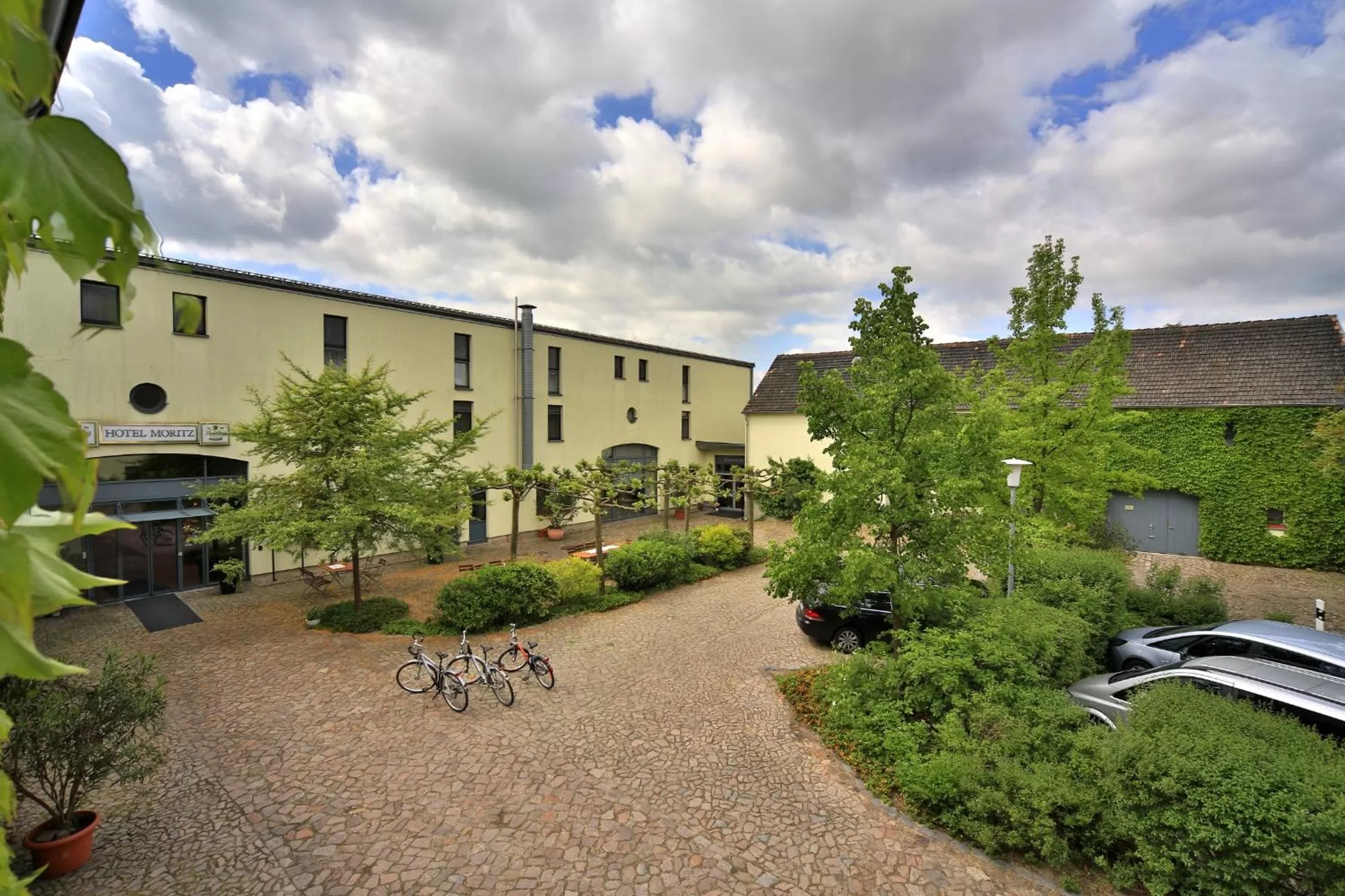 Patio in Hotel Moritz an der Elbe