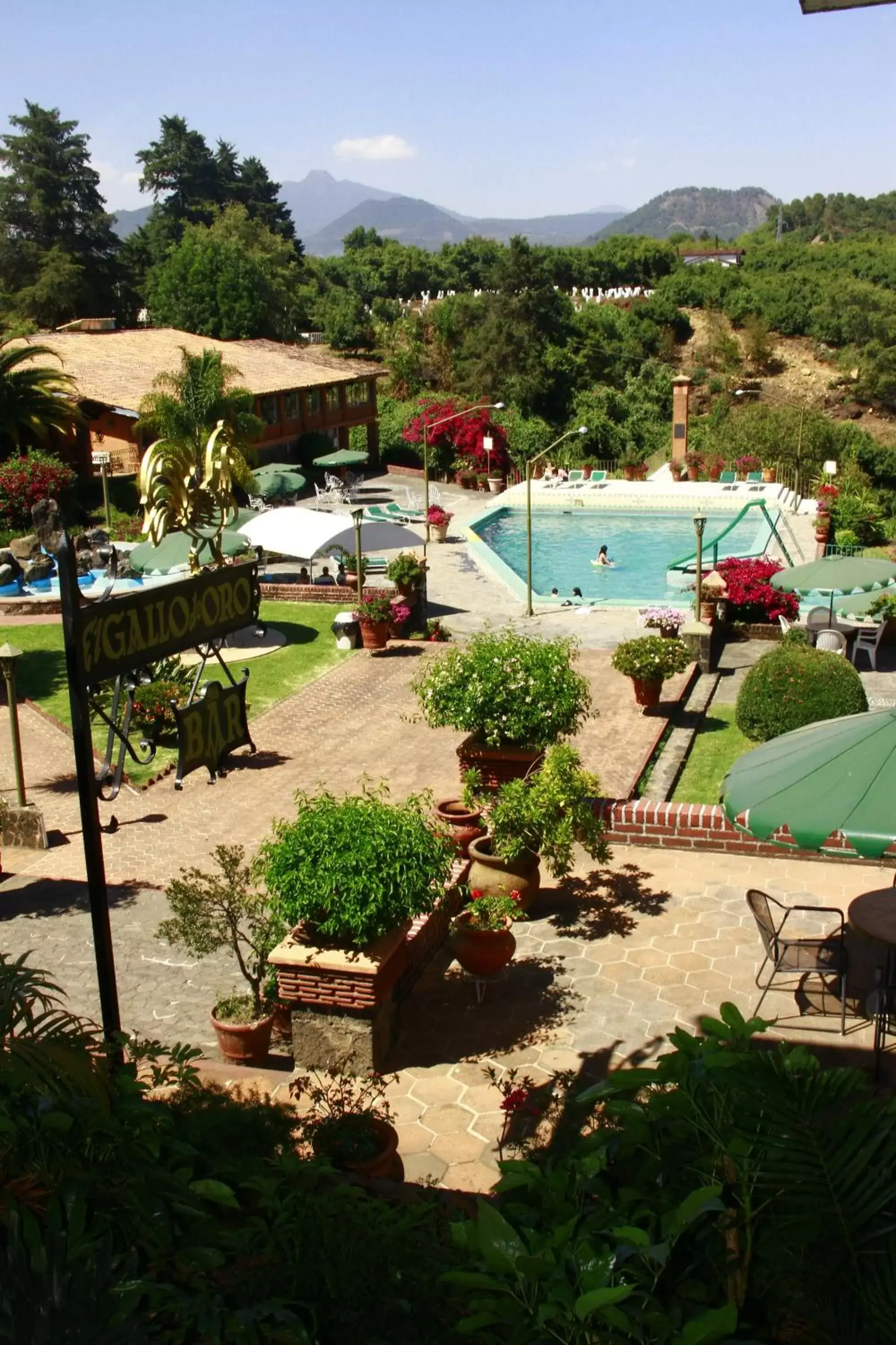 Pool View in Hotel Pie de la Sierra