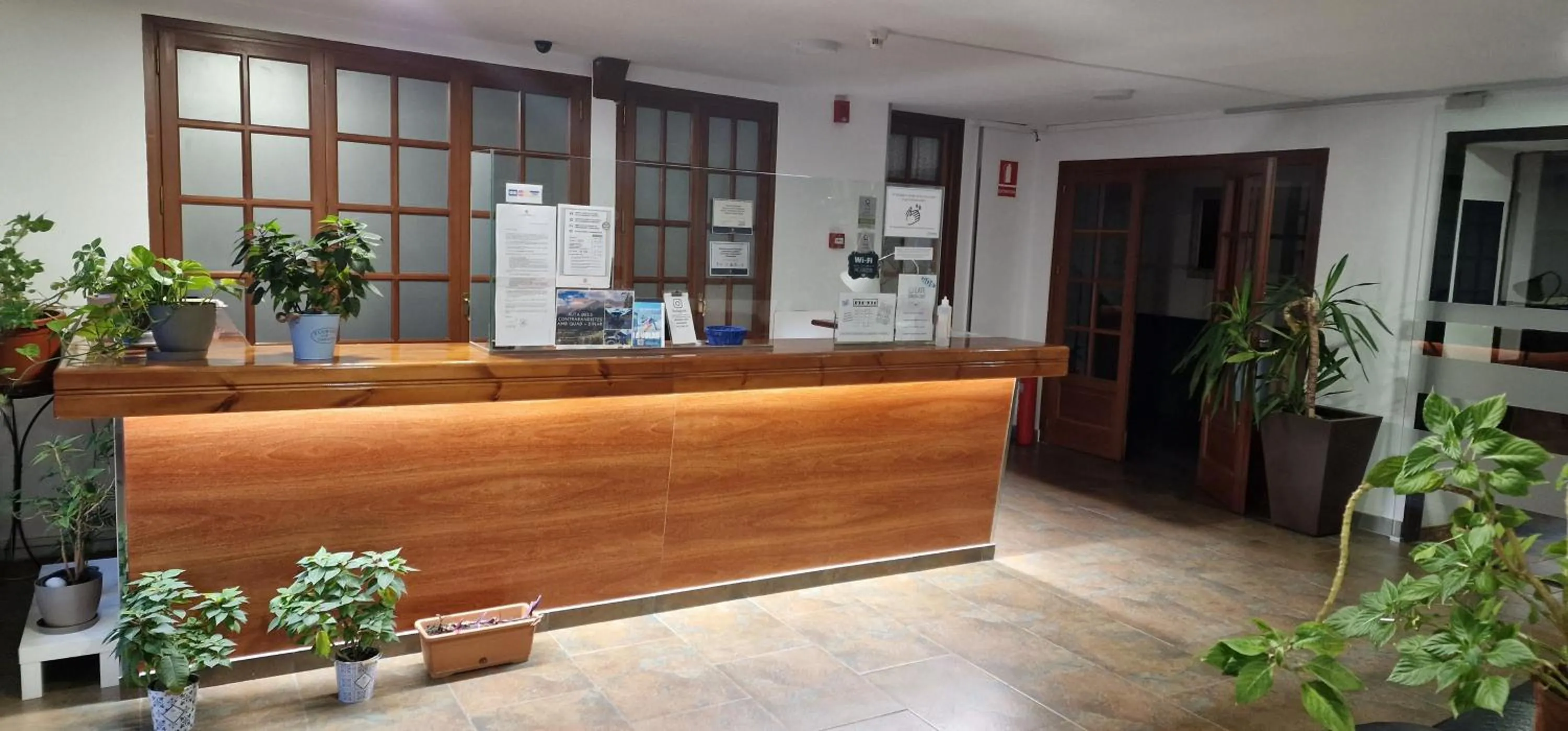 Lobby or reception in Hotel Comapedrosa