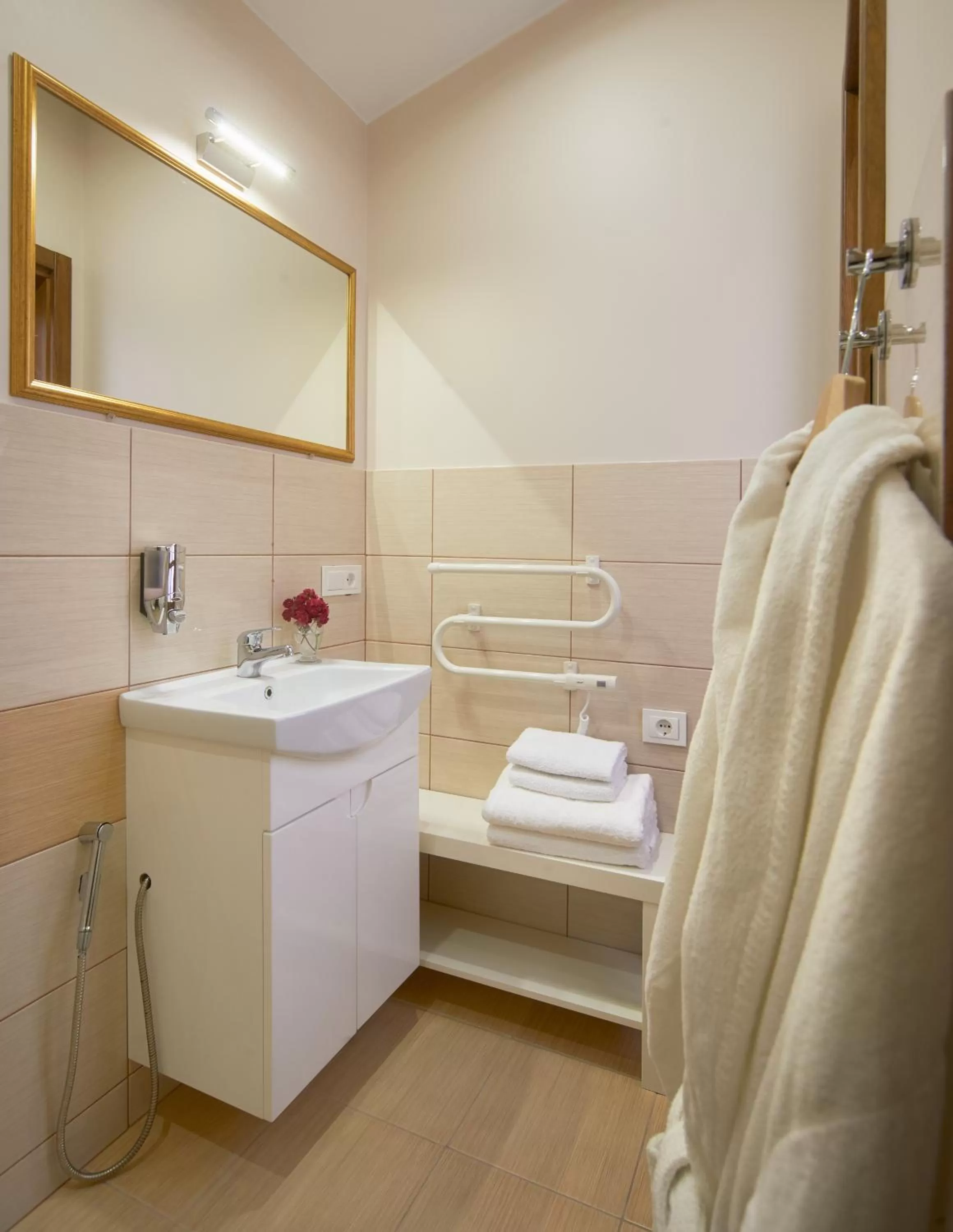 Bathroom in "Trakaitis" apartments in Villa