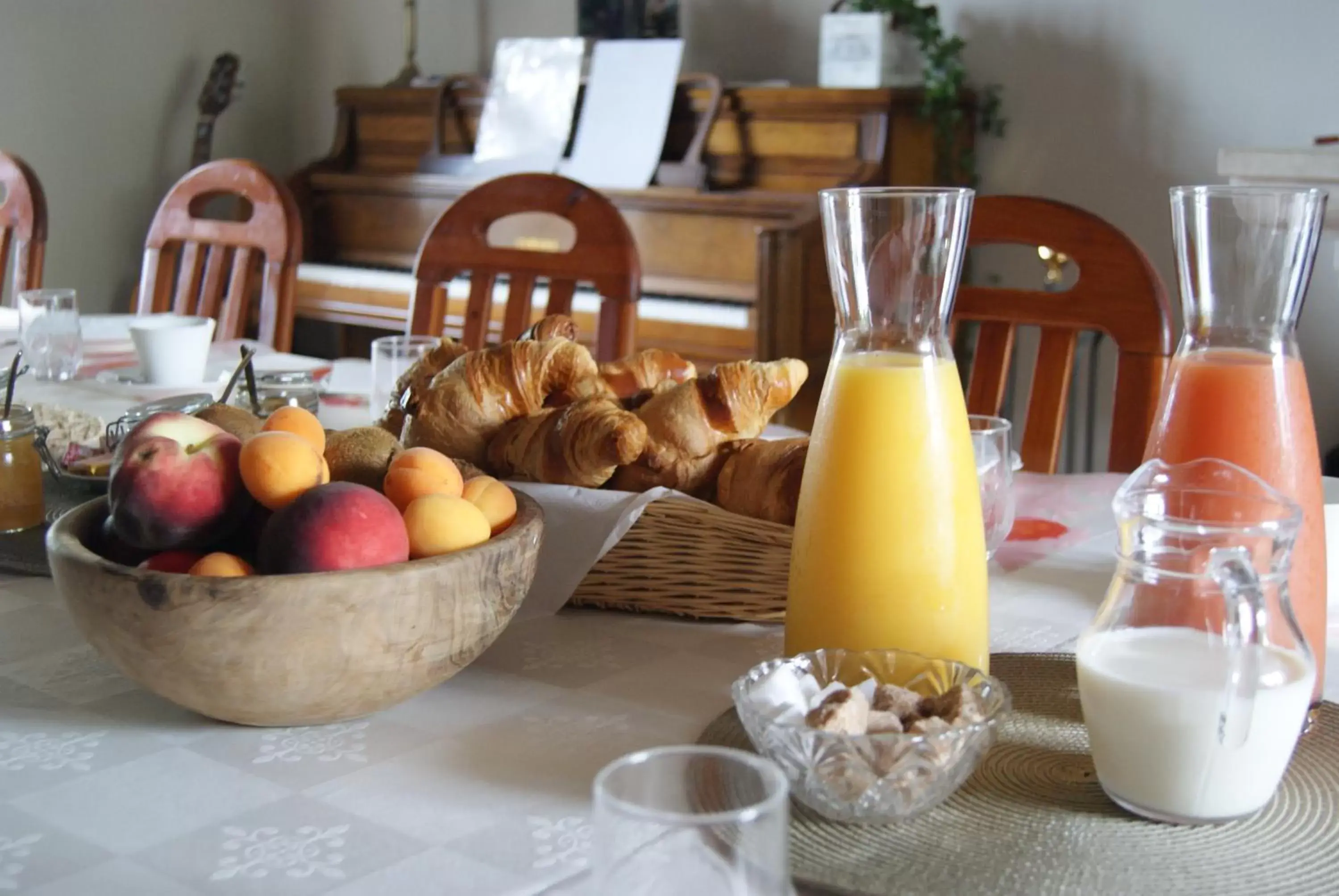 Food close-up, Breakfast in La Bihourderie