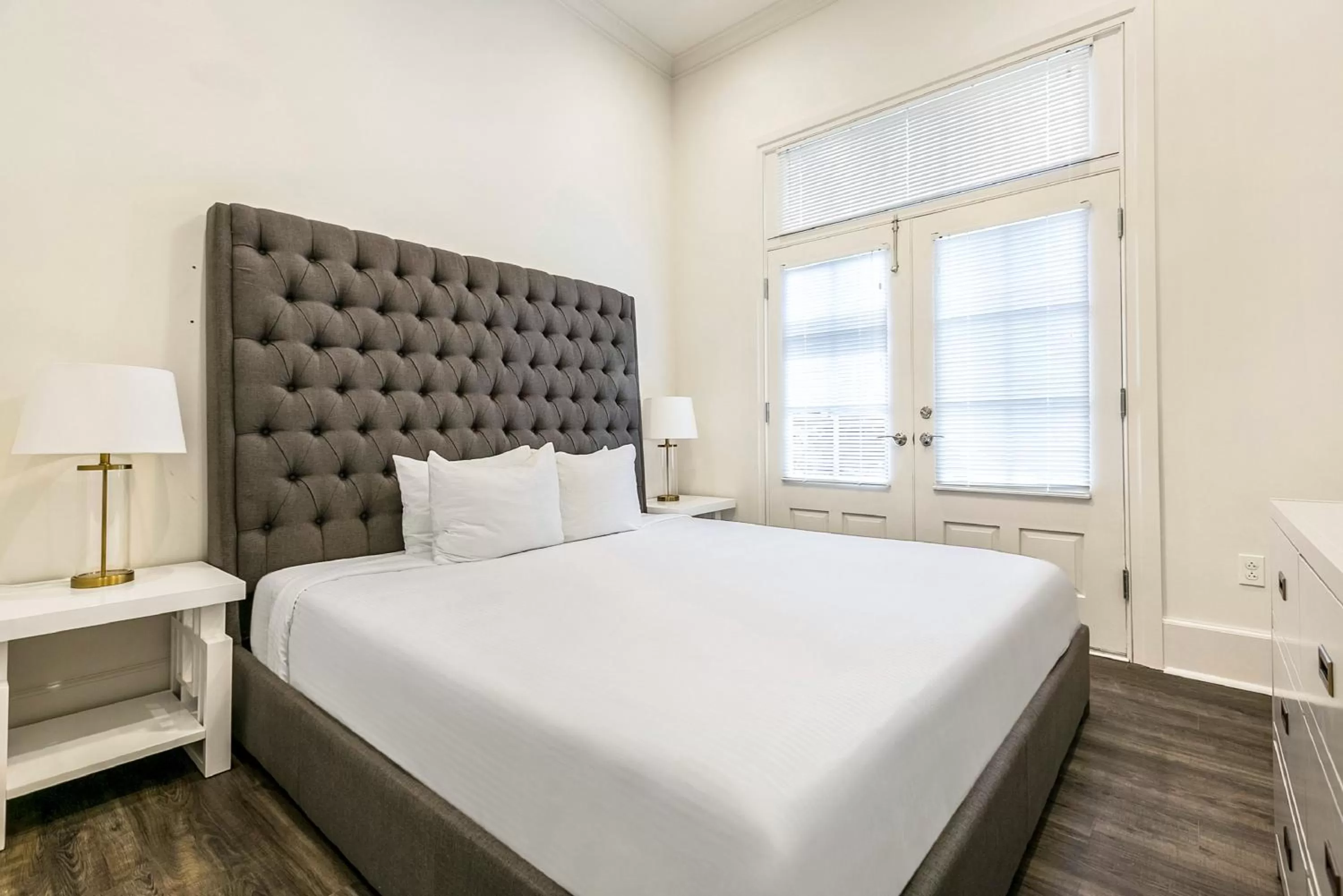 Bedroom, Bed in 1 and 2 BR Private Condos Steps Away From French Quarter