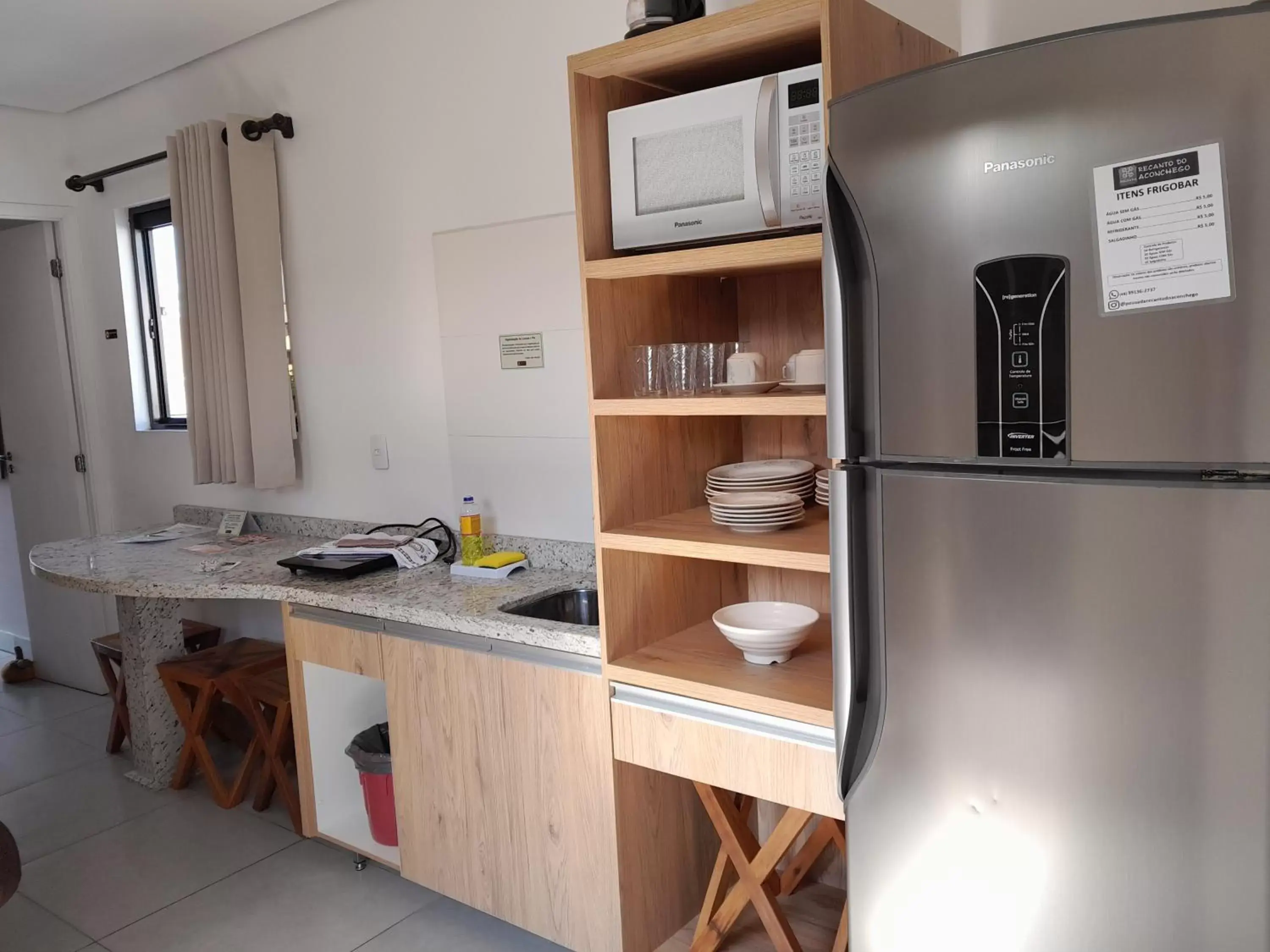 Kitchen or kitchenette, Kitchen/Kitchenette in Pousada Recanto do Aconchego