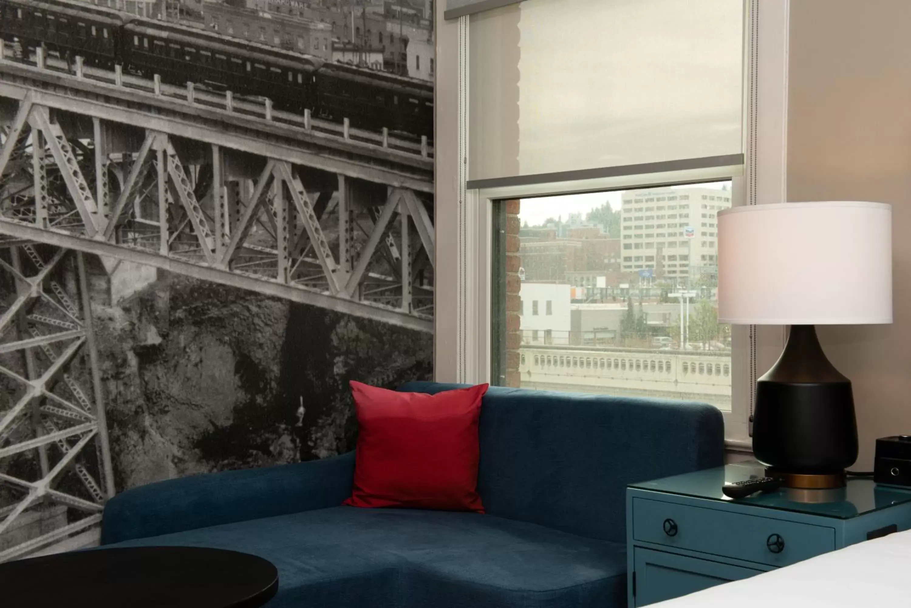 Queen Room with Two Queen Beds - Disability Access Hearing Accessible - Roll-In Shower in Hotel Indigo Spokane Downtown by IHG Queen Room with Two Queen Beds - Disability Access Hearing Accessible - Roll-In Shower in Hotel Indigo Spokane Downtown by IHG