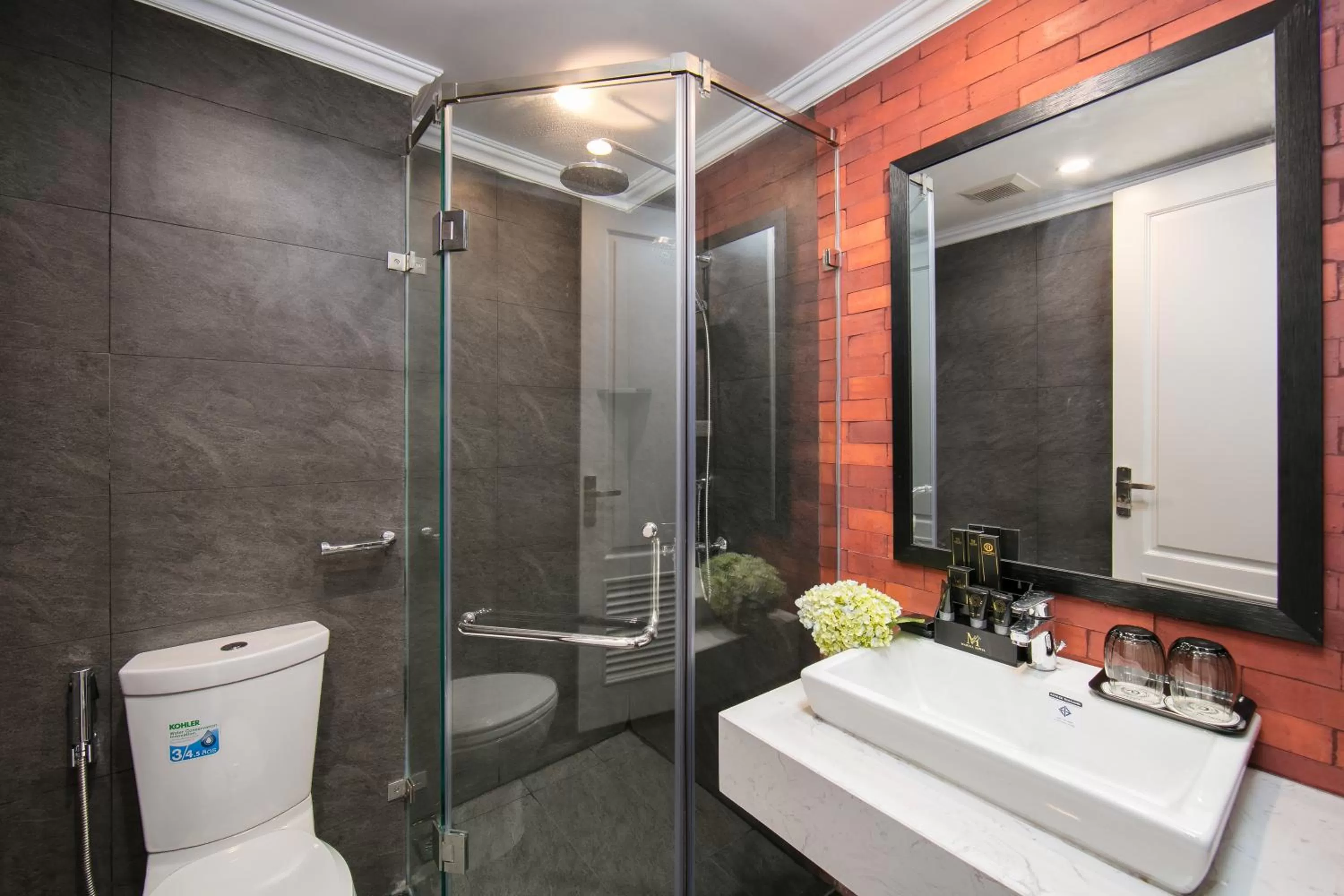 Bathroom in Marina Hotel