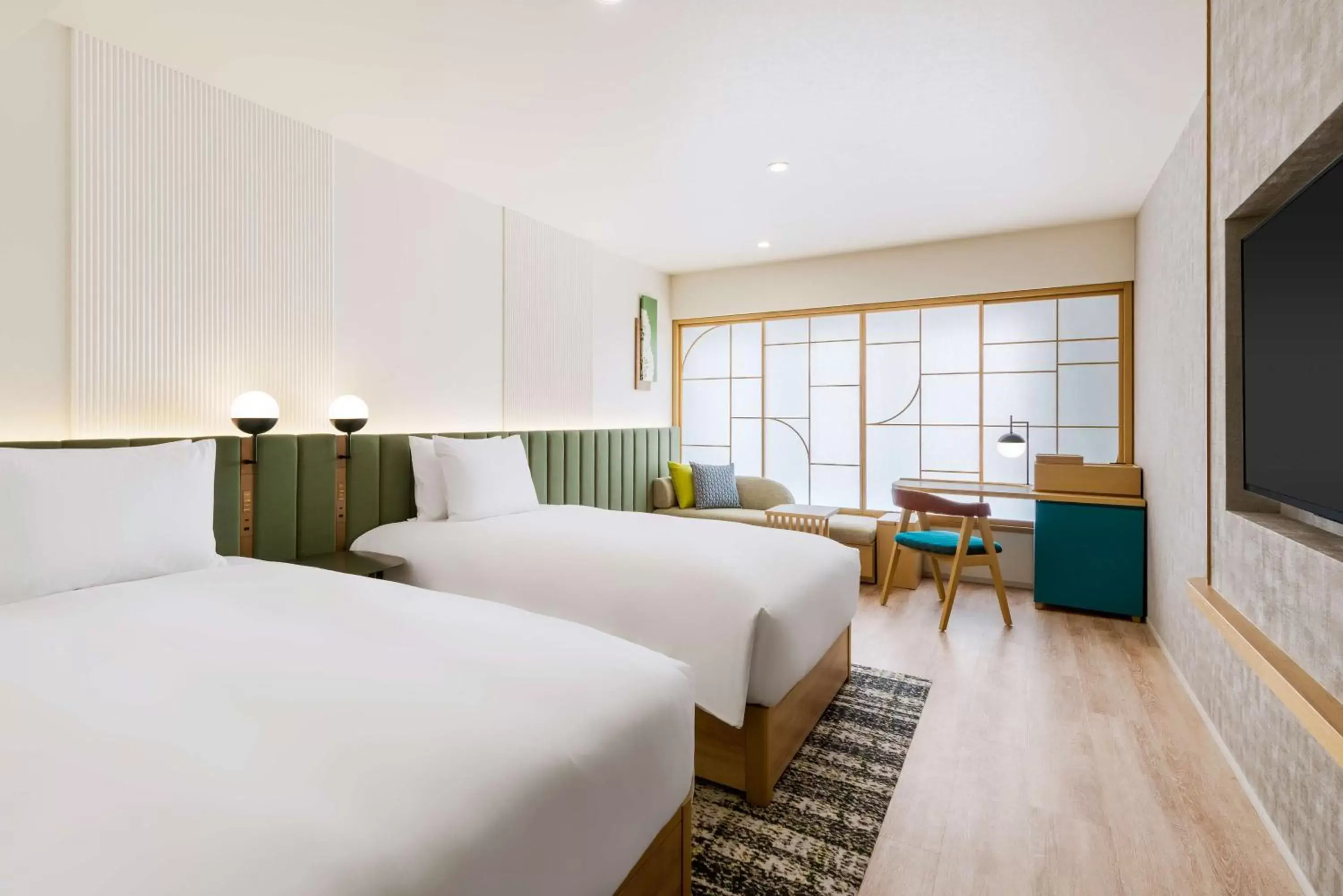 Bedroom, Bed in Hilton Garden Inn Kyoto Shijo Karasuma