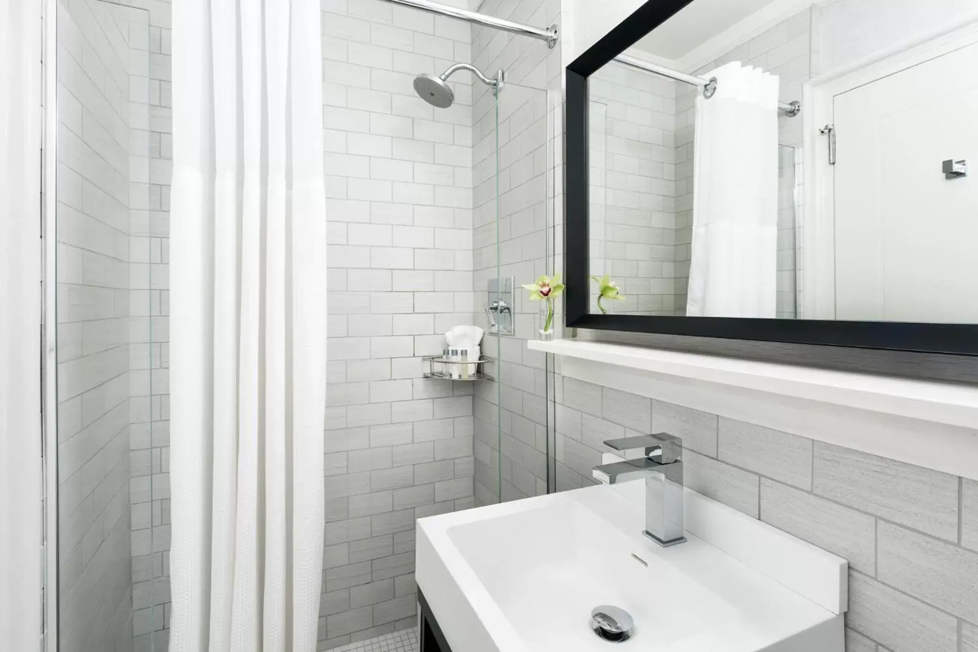 Shower, Bathroom in Boston Park Plaza