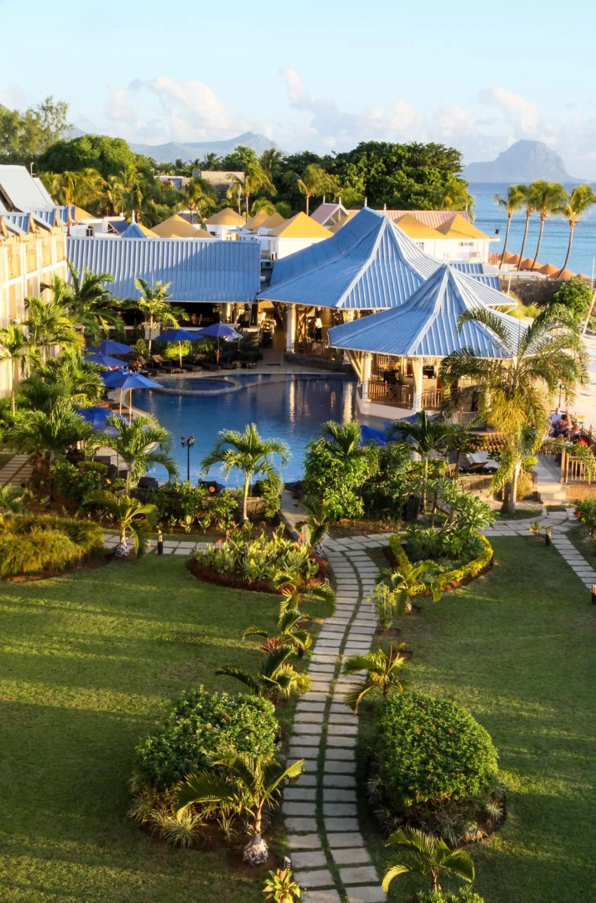 Bird's eye view, Pool View in Pearle Beach Resort & Spa