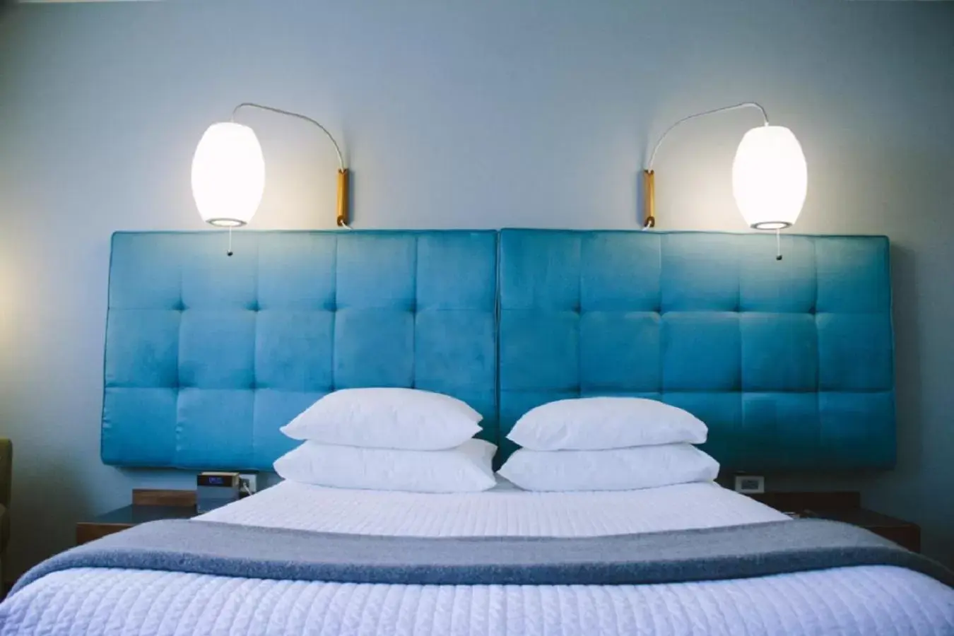 Bed in Modern Hotel