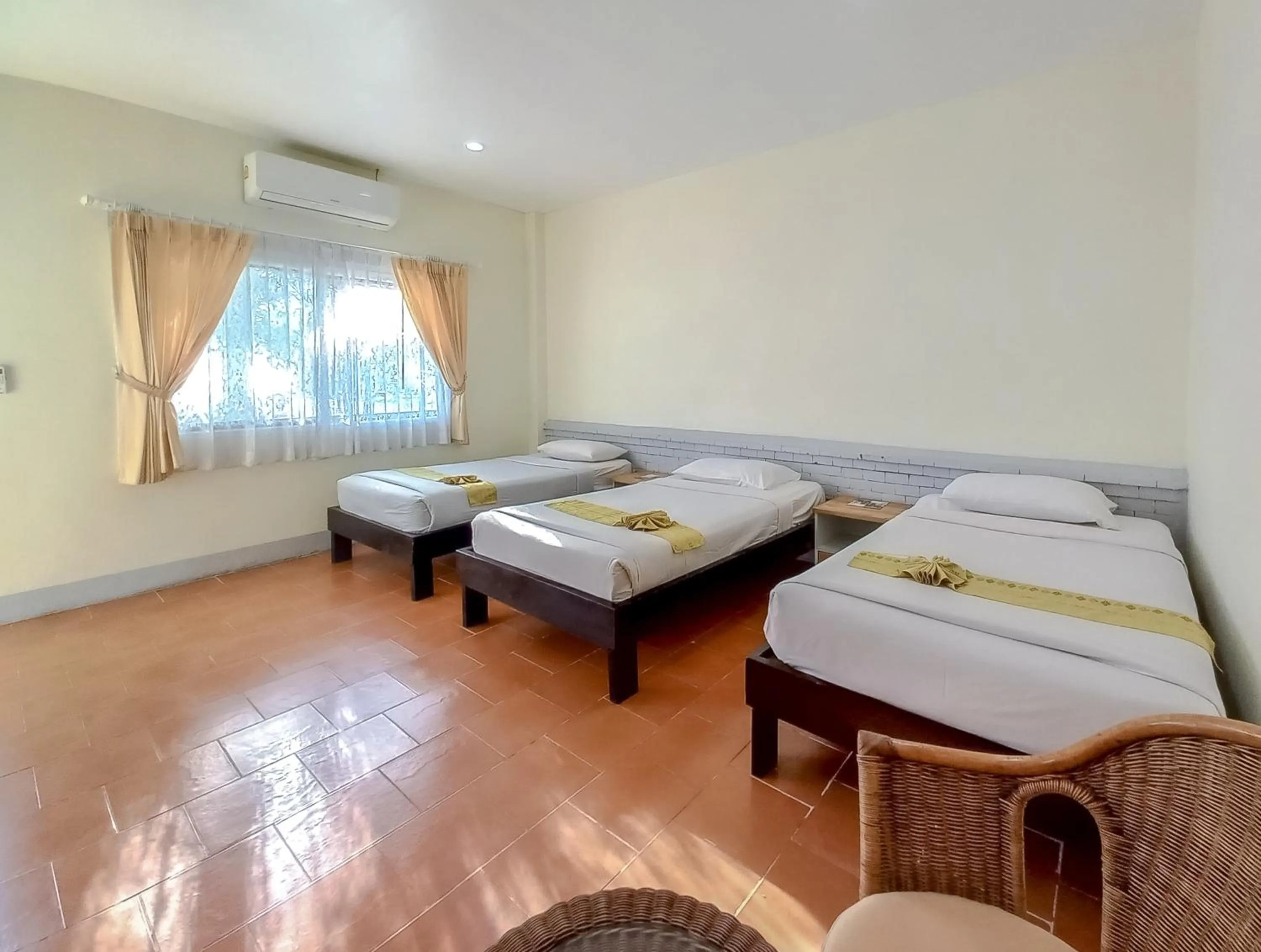 Bed in Silamanee Resort & Spa Hotel