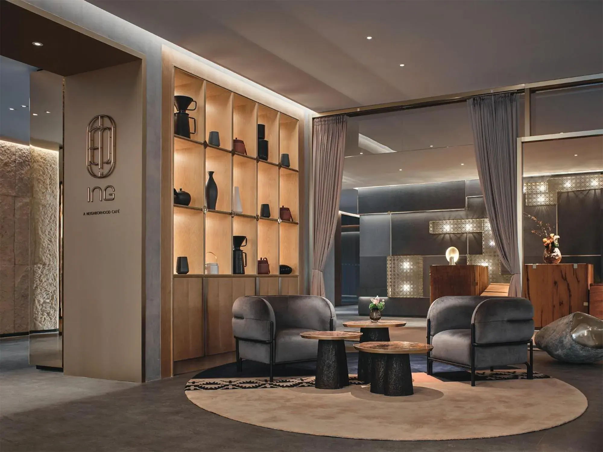 Restaurant/places to eat, Lobby/Reception in Hotel Indigo Hangzhou Uptown, an IHG Hotel