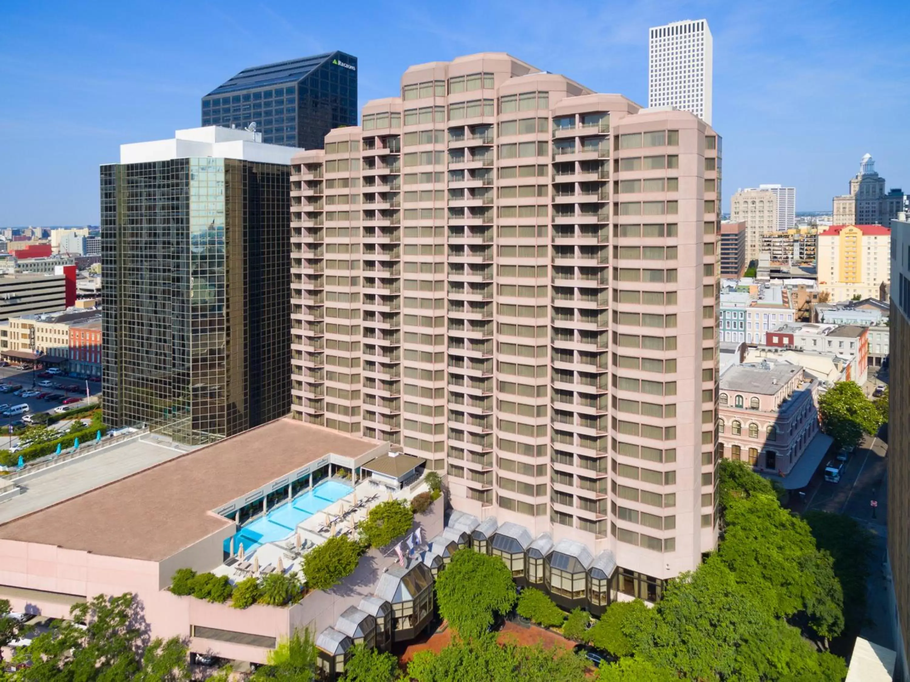 Bird's eye view in The Windsor Court Bird's eye view in The Windsor Court