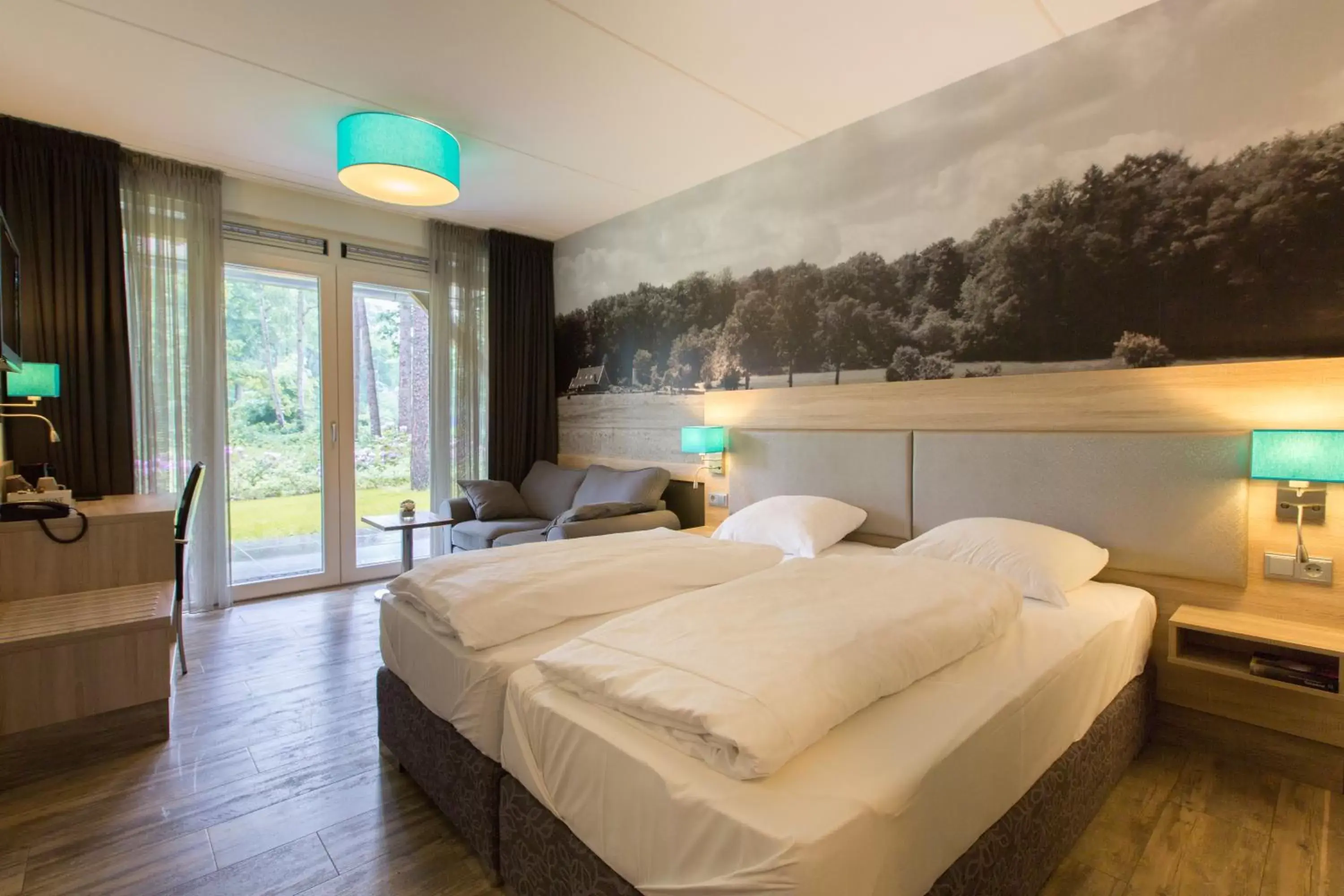 Bedroom, Bed in Hotel Erve Hulsbeek