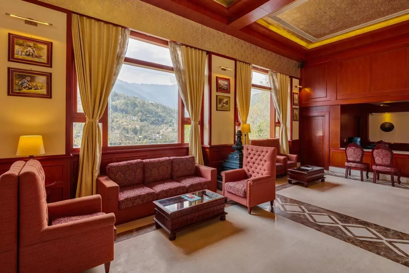 Lobby or reception, Seating Area in Sterling Gangtok Orange Village