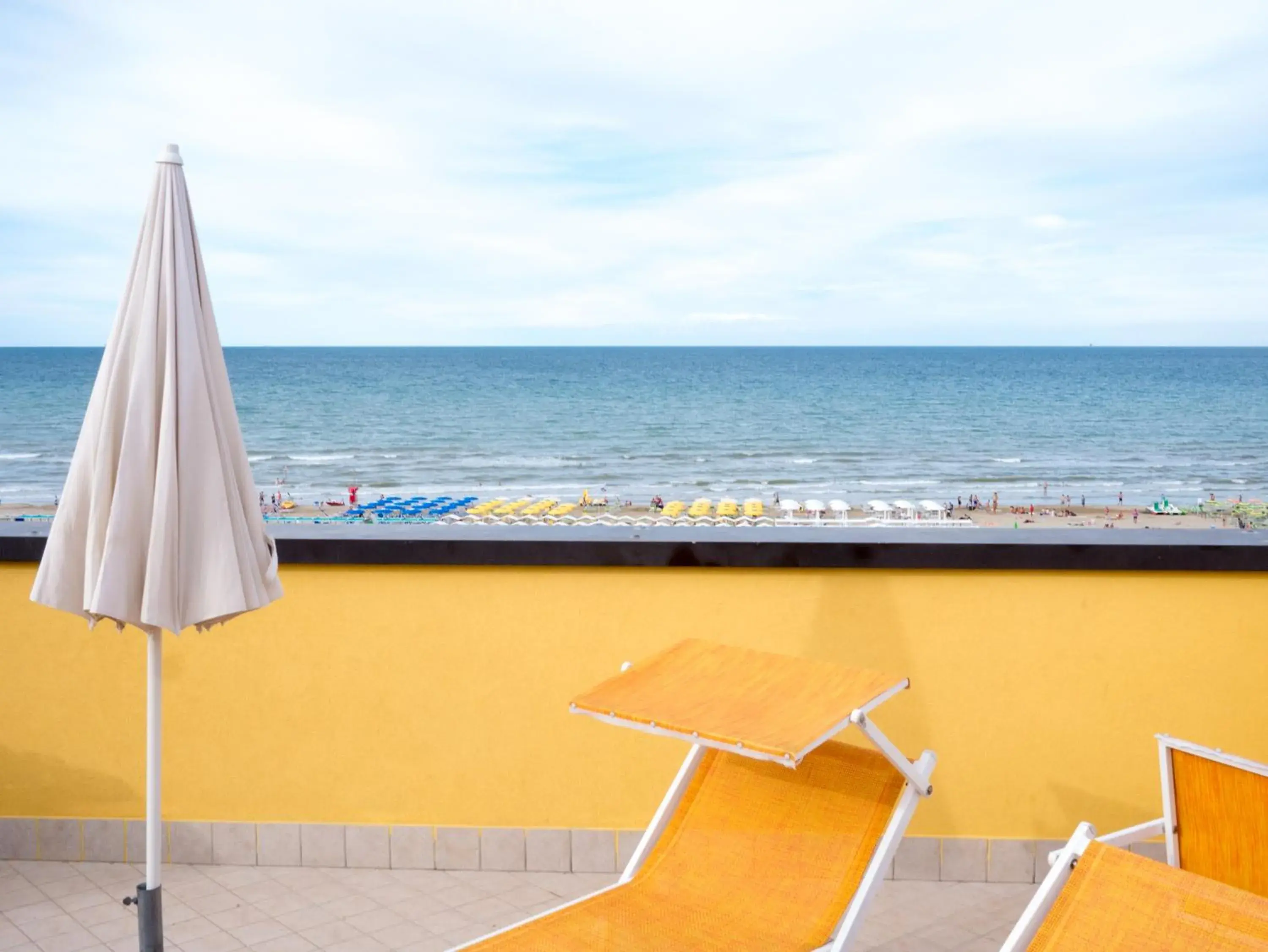 Balcony/Terrace in Hotel Mignon Riccione Fronte Mare