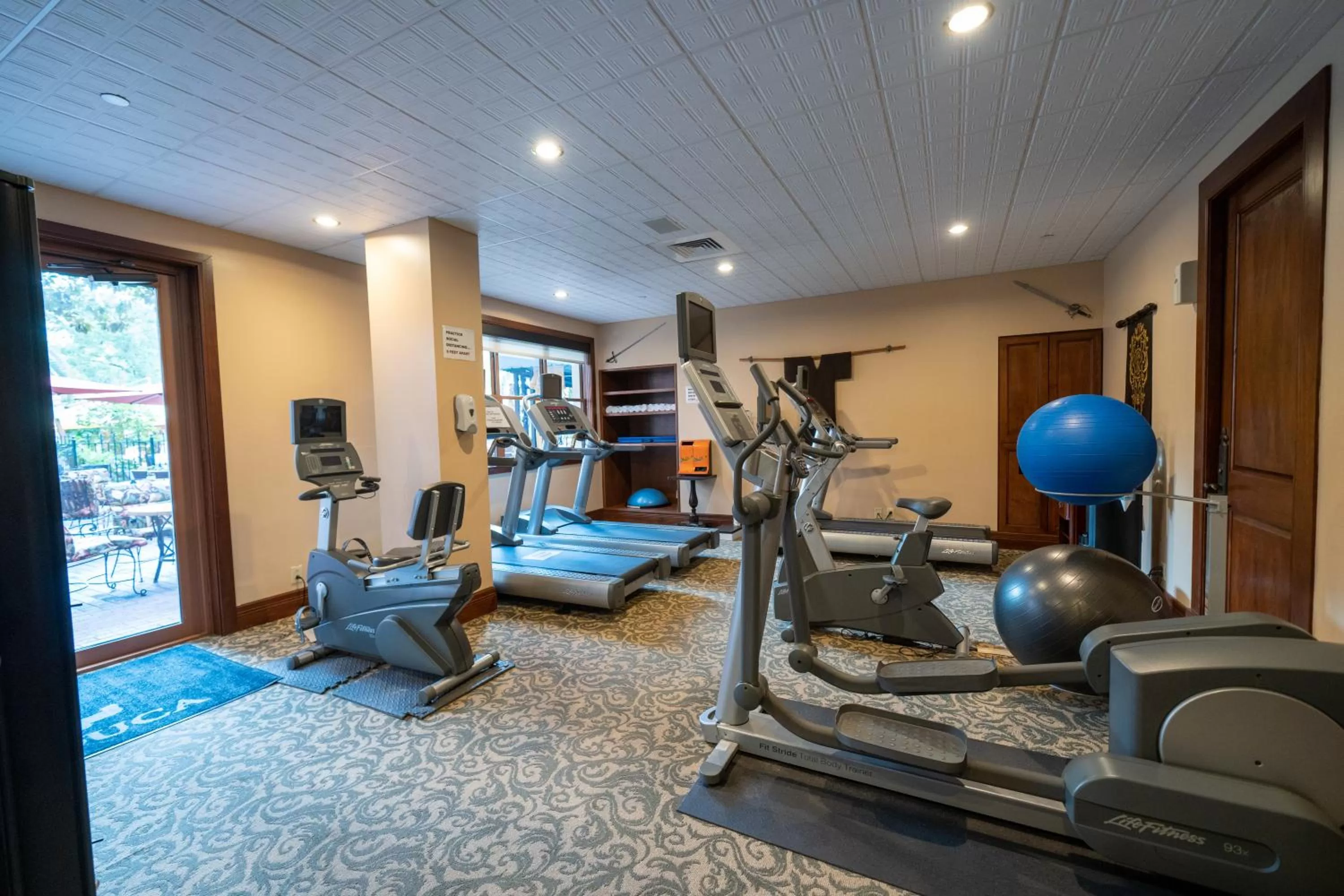 Fitness centre/facilities in Hotel Granduca Houston