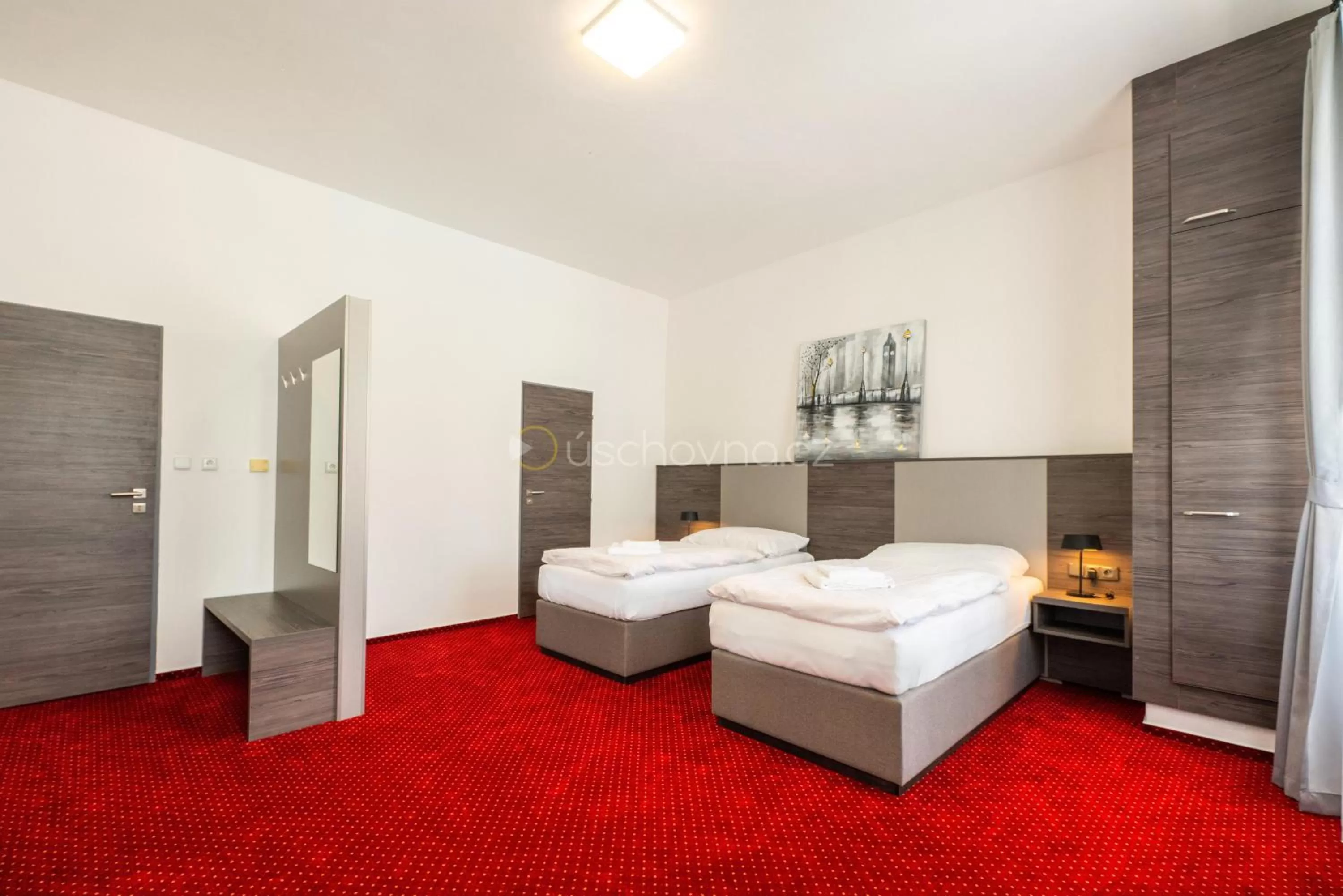 Photo of the whole room, Bed in Hotel Třebovská restaurace