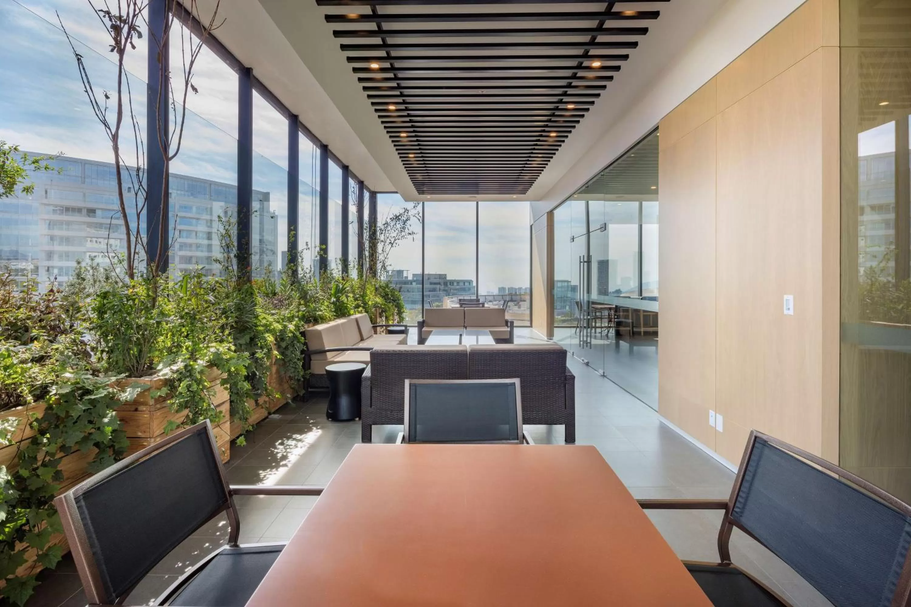 Lounge or bar in Hyatt House Mexico City Santa Fe