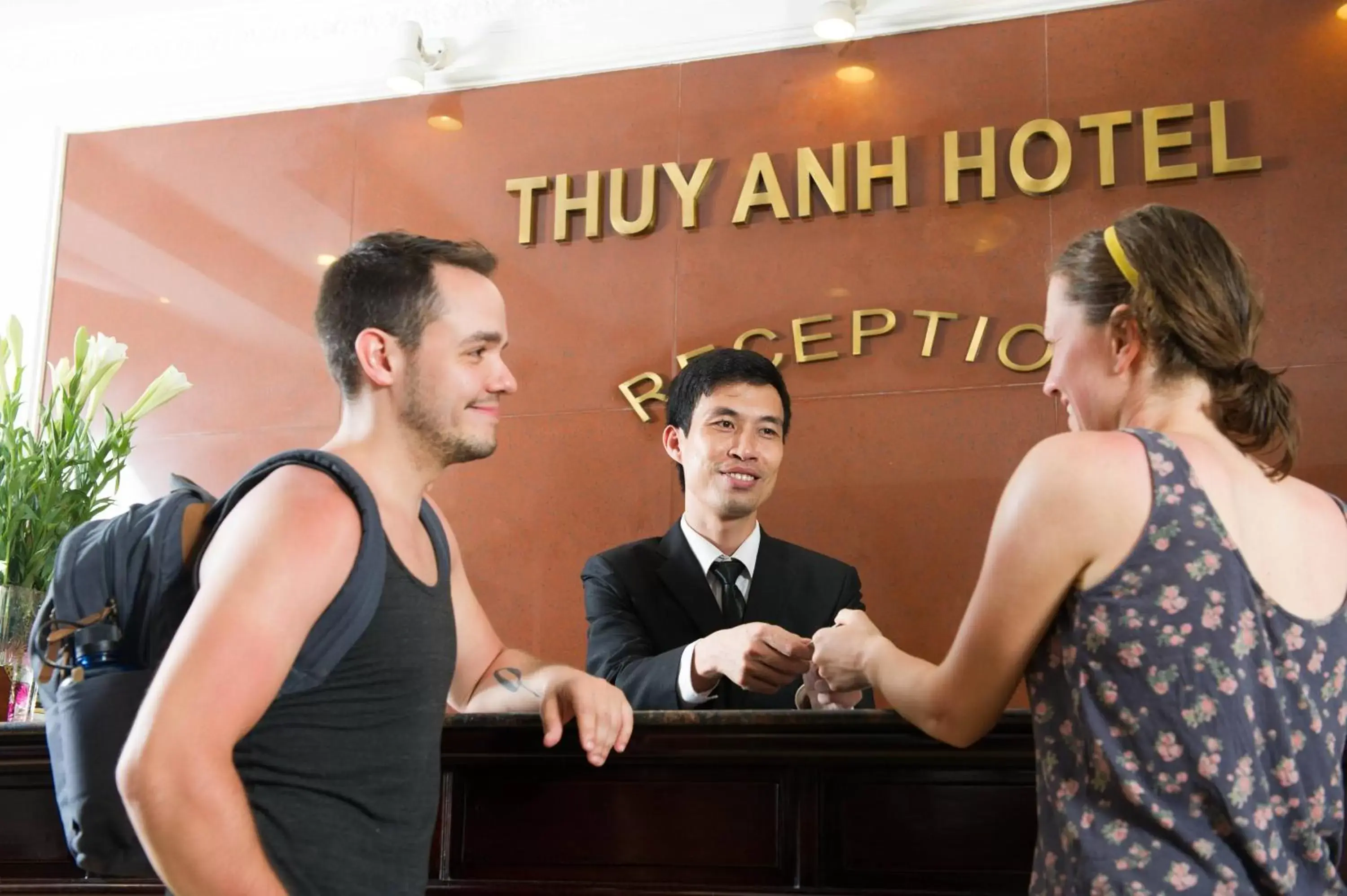 Lobby or reception in Thuy Anh Hotel