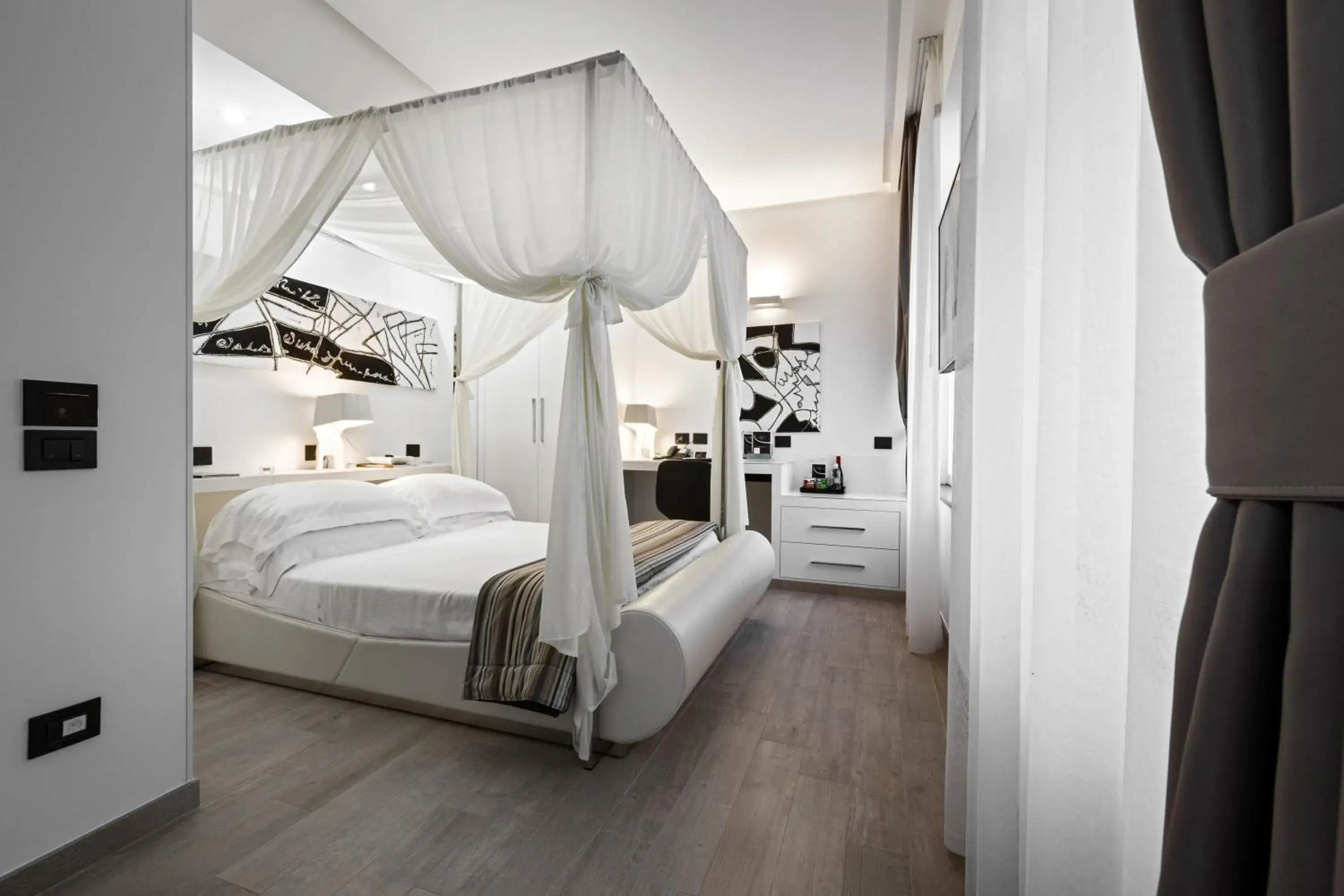 Bed in LHP Hotel Santa Margherita Palace & SPA