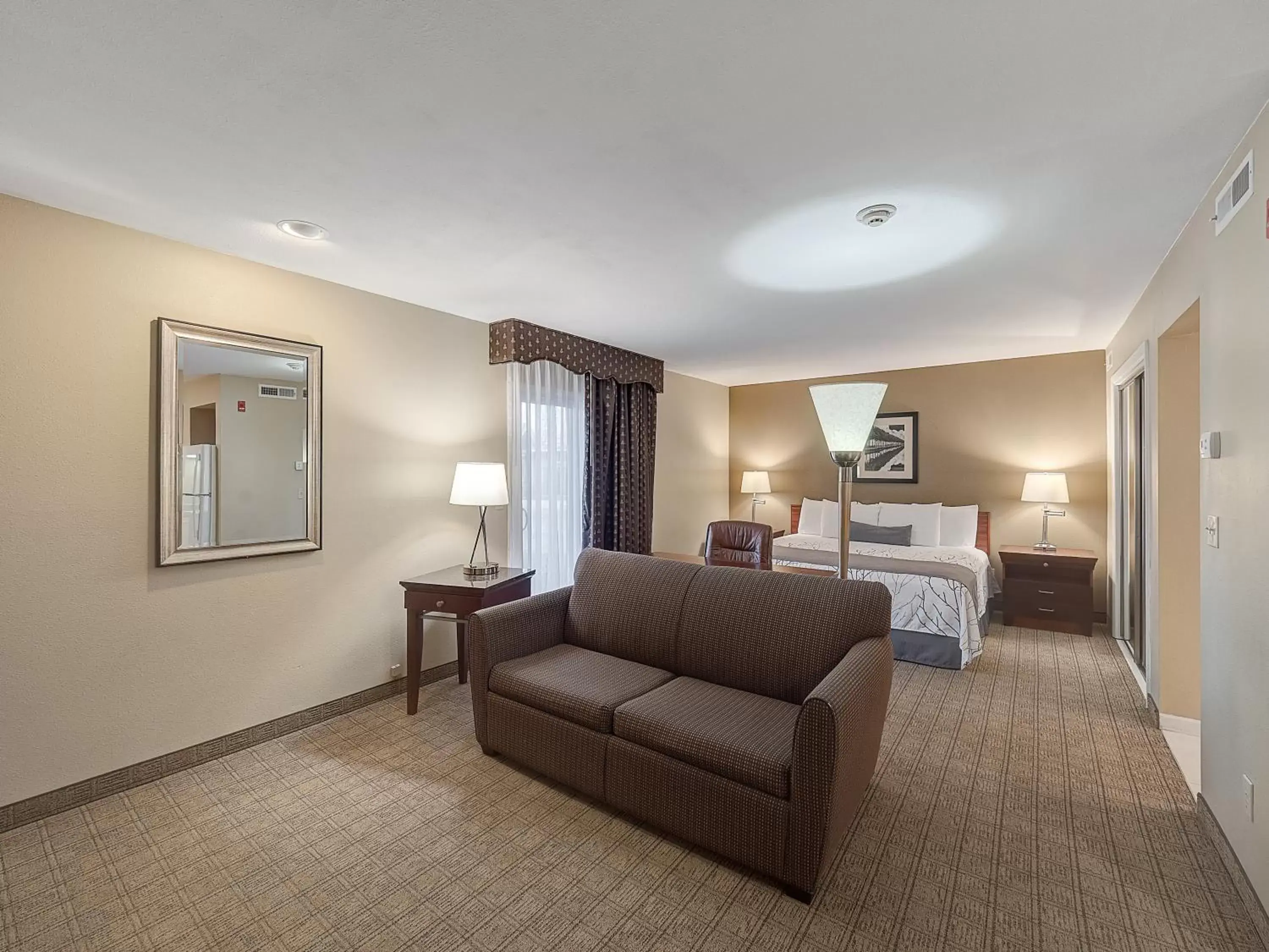 Photo of the whole room in Eastland Suites Extended Stay Hotel & Conference Center Urbana