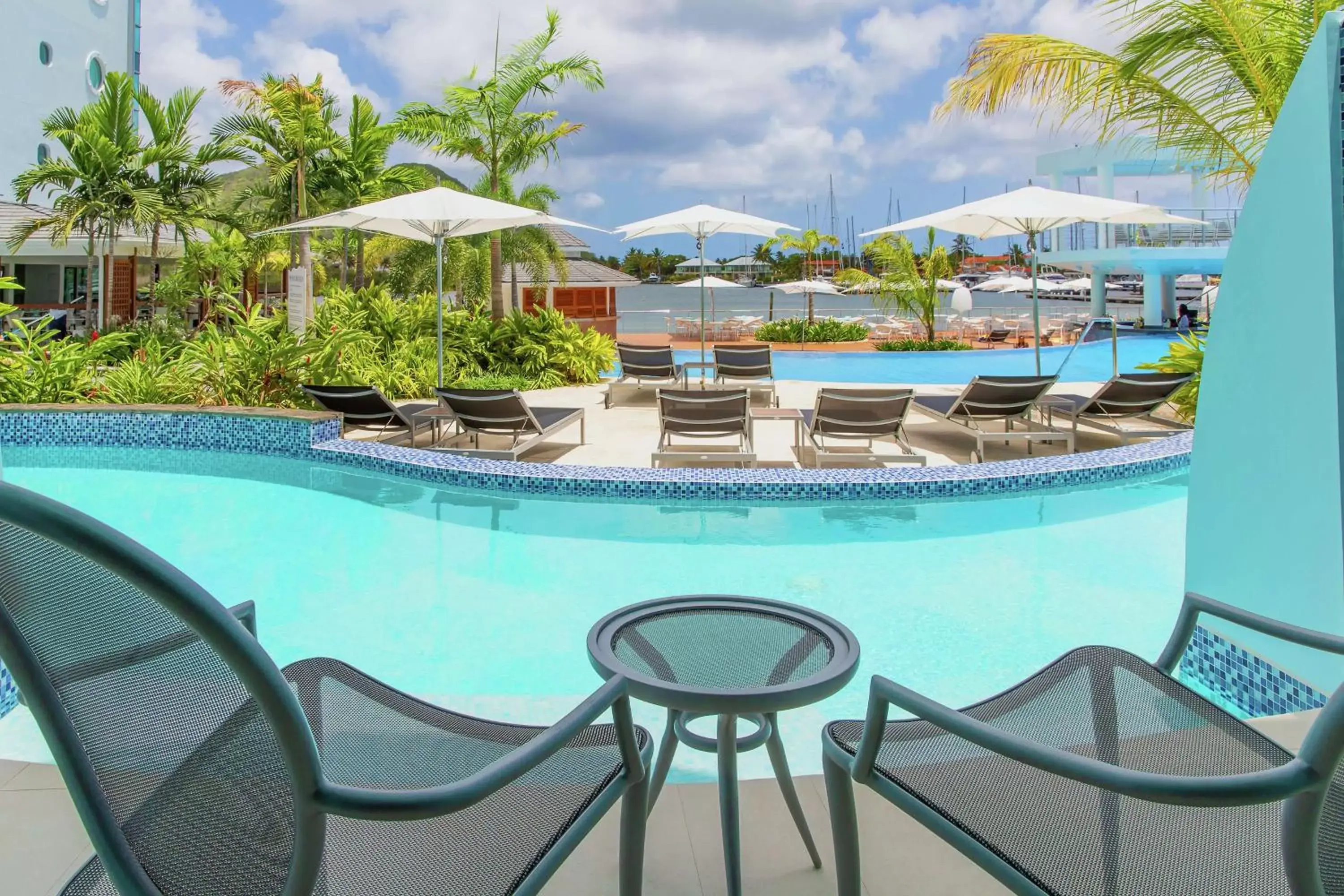 View (from property/room), Swimming Pool in Harbor Club St Lucia, Curio Collection by Hilton