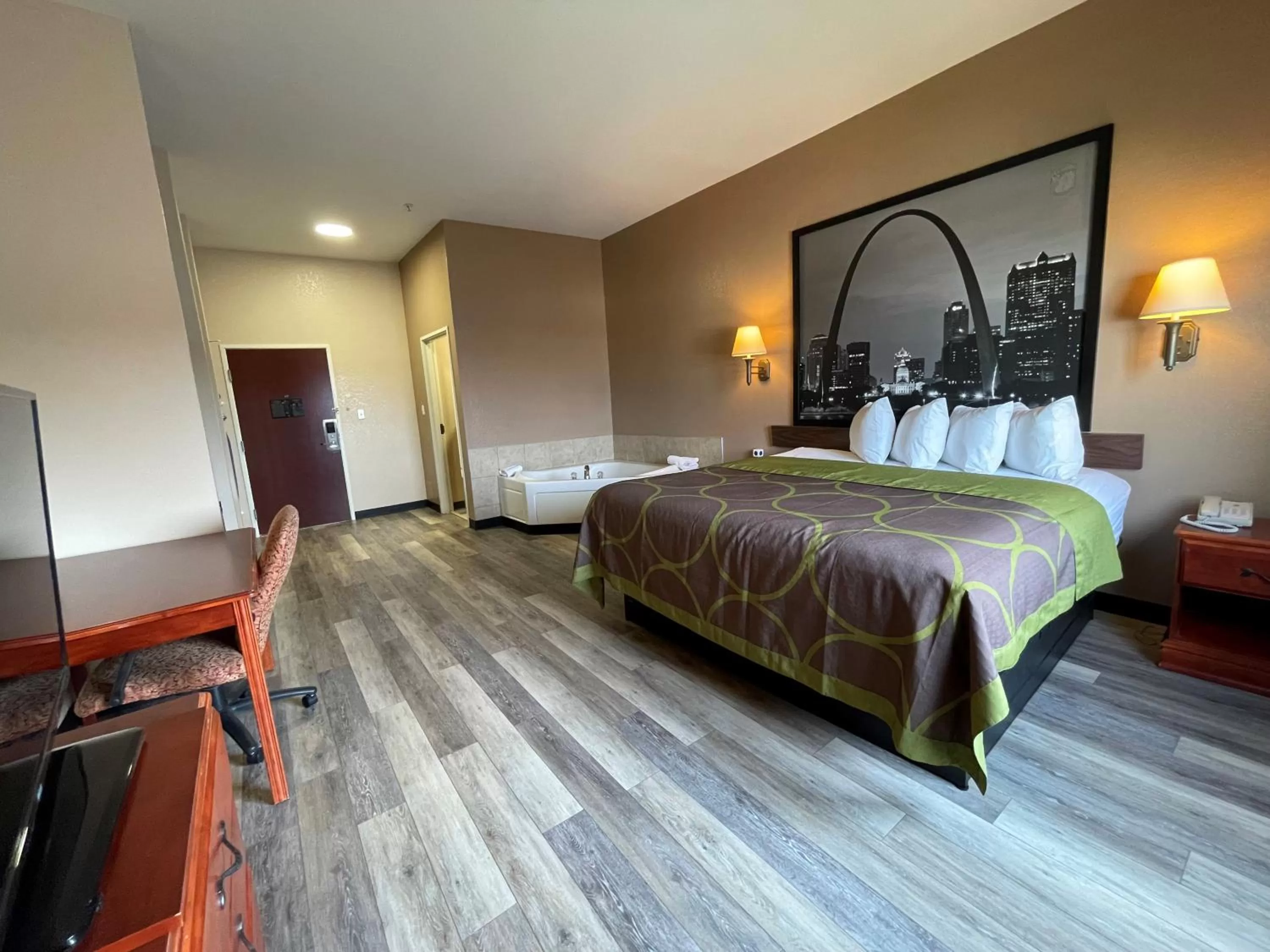 Bed in Super 8 by Wyndham Rolla