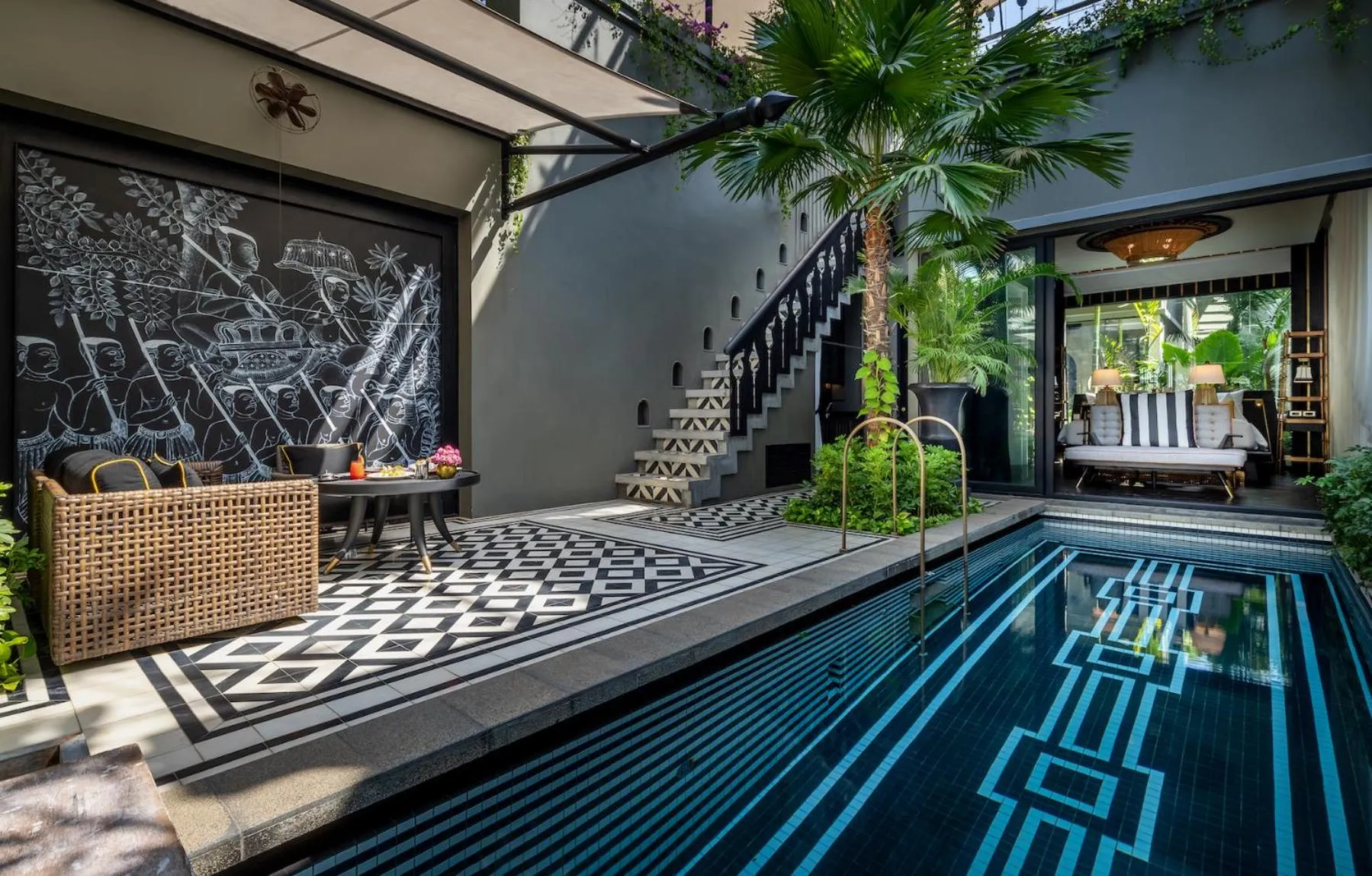 Swimming pool in Bensley Collection Pool Villas - Shinta Mani Angkor