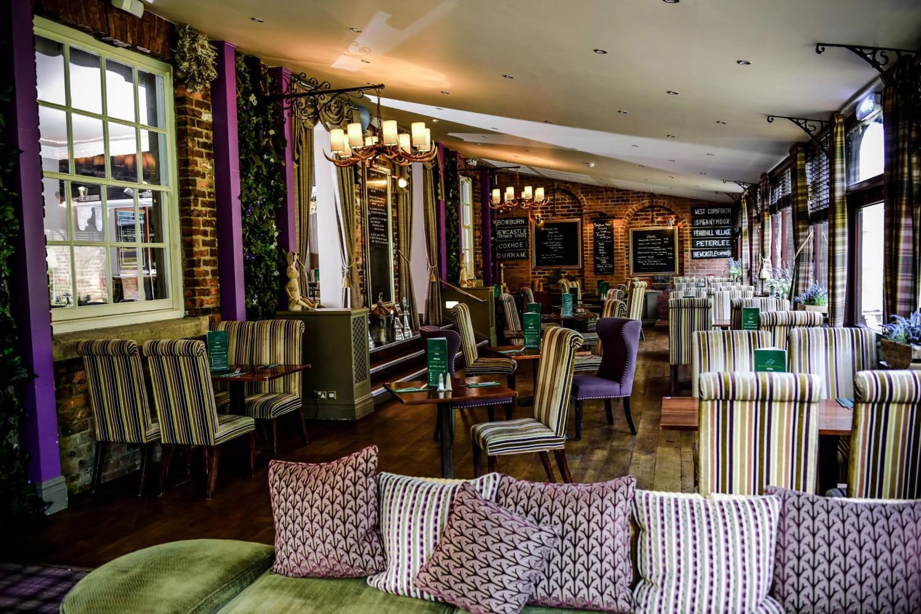Dining area in Bowburn Hall Hotel