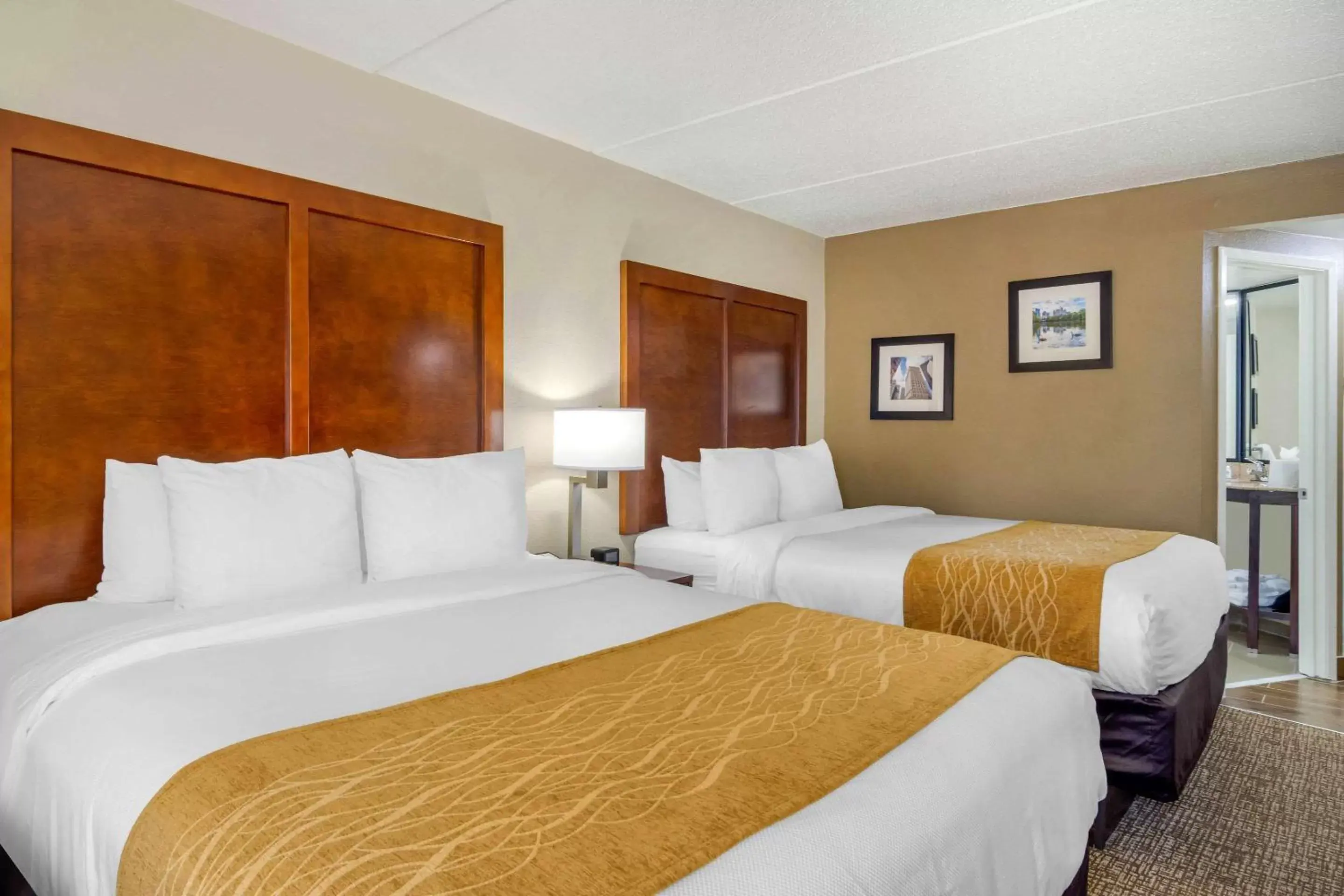 Photo of the whole room, Bed in Comfort Inn Atlanta Airport