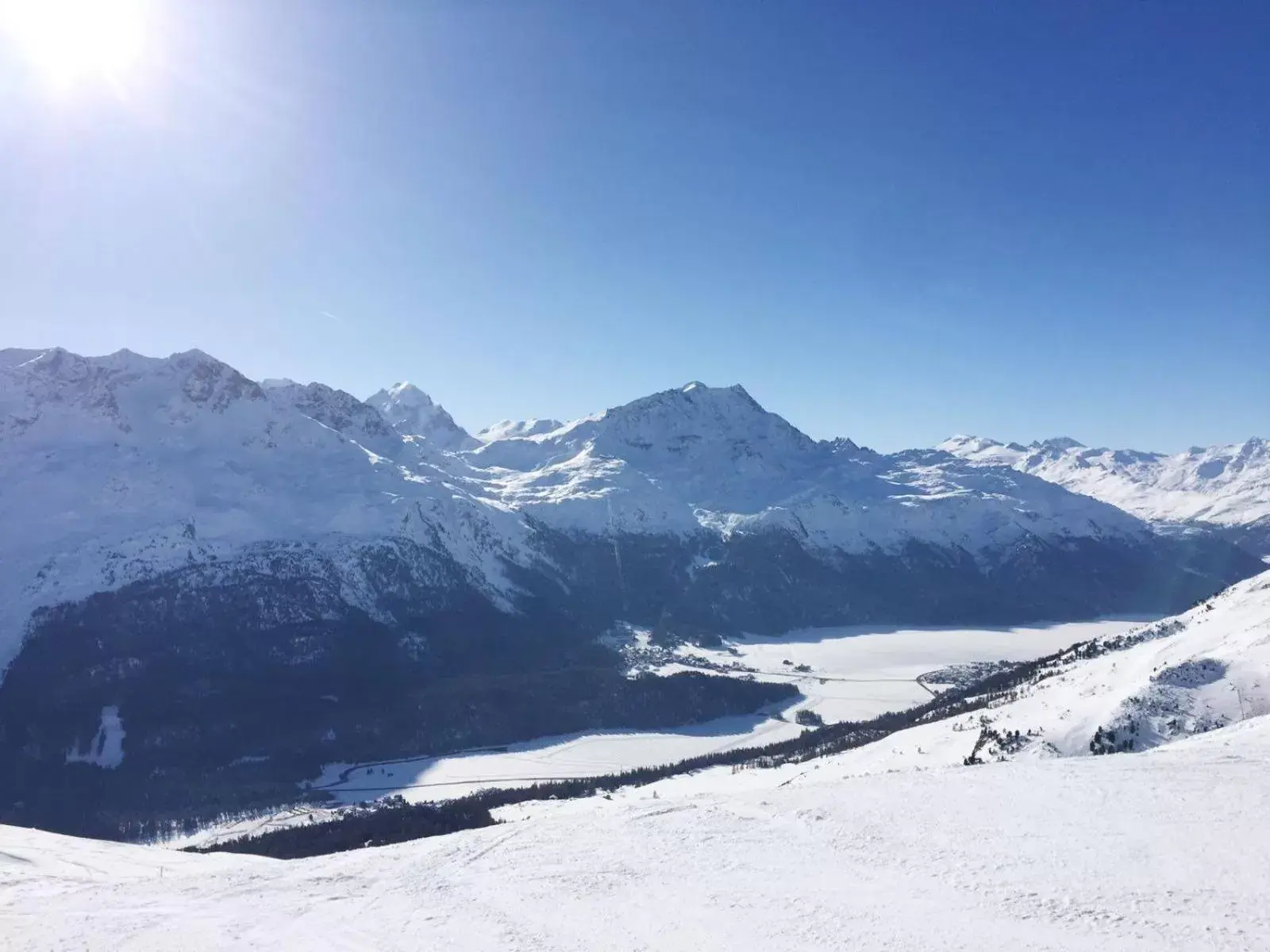 Natural landscape, Winter in Hotel Allegra